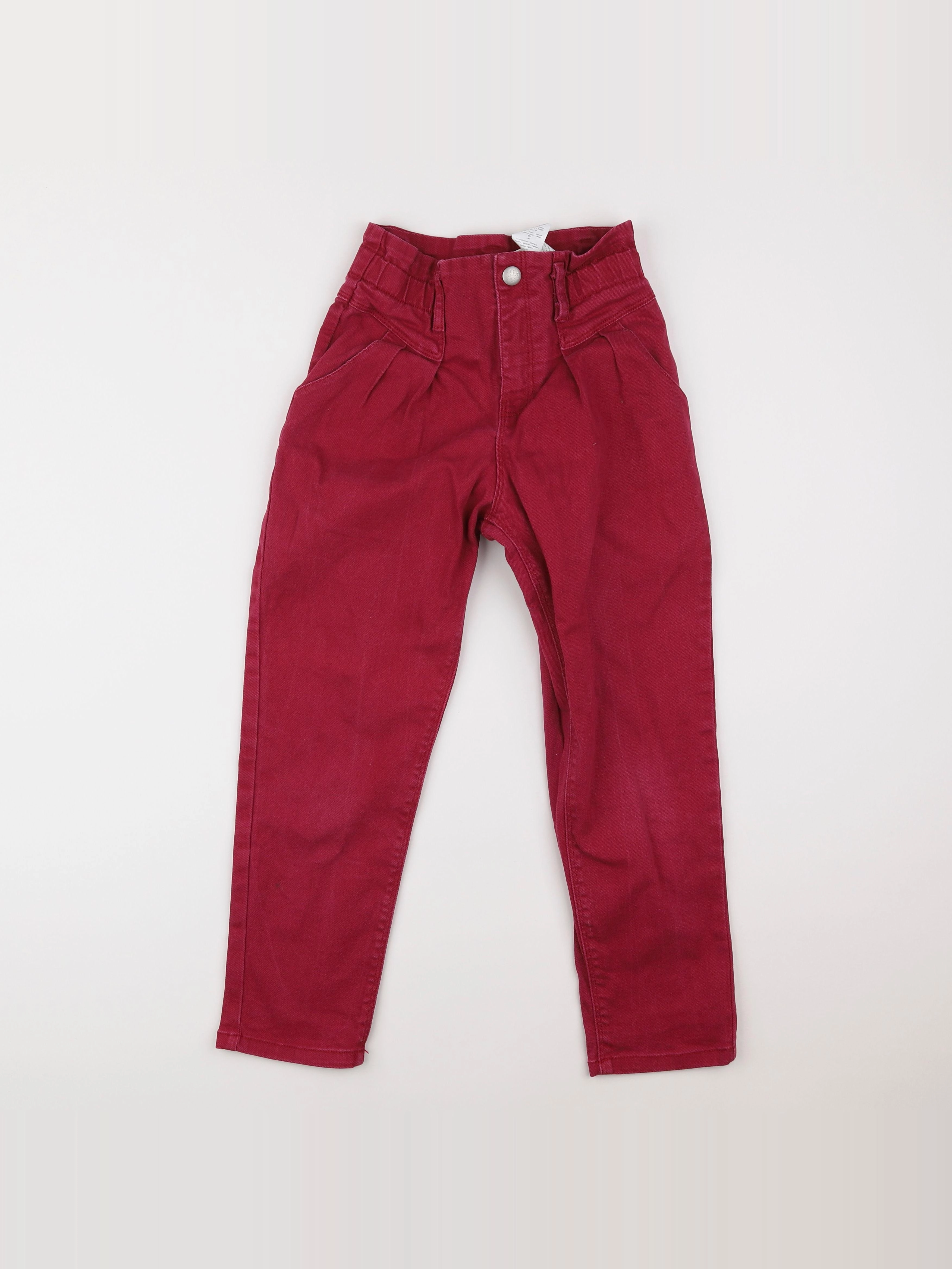 IKKS - pantalon rouge - 10 ans