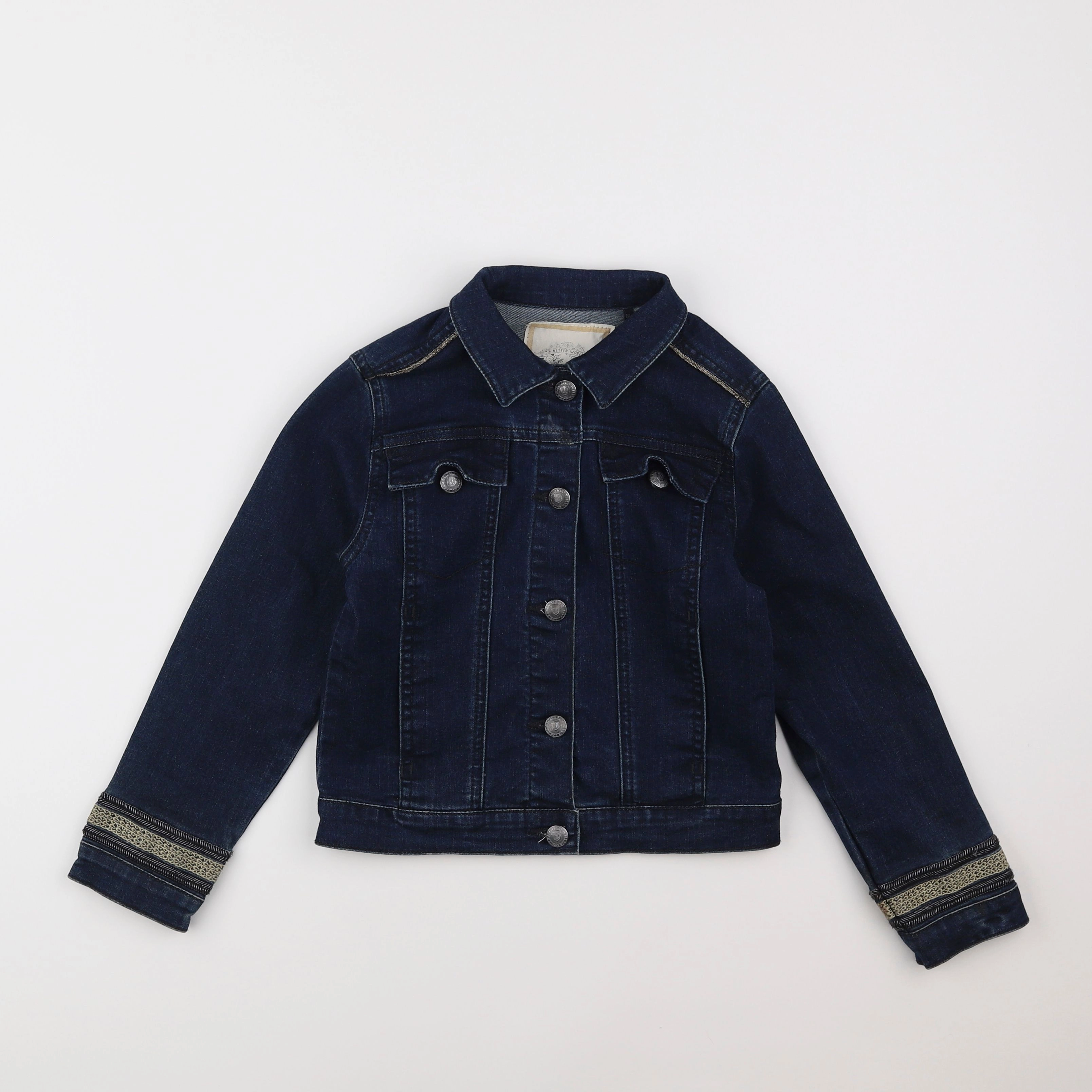 IKKS - veste bleu - 8 ans