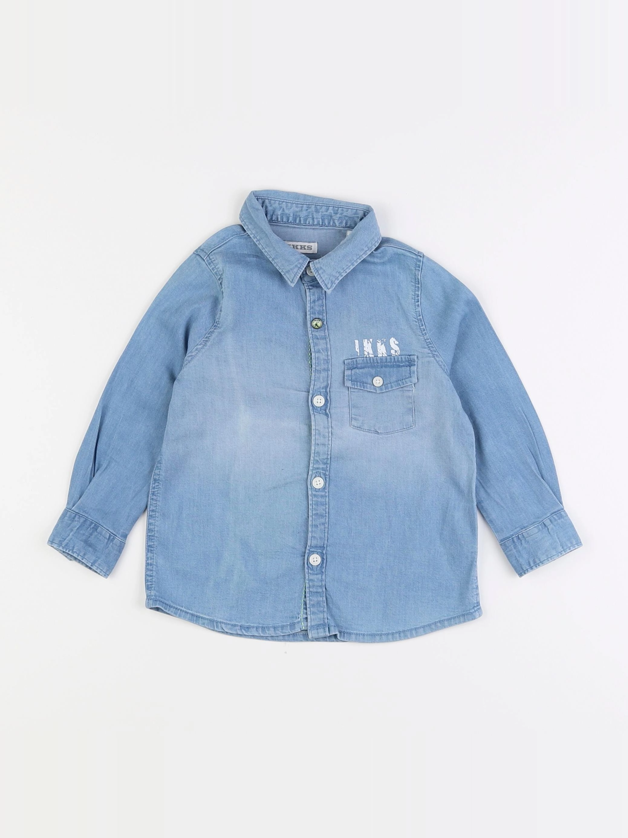 IKKS - chemise bleu - 18 mois