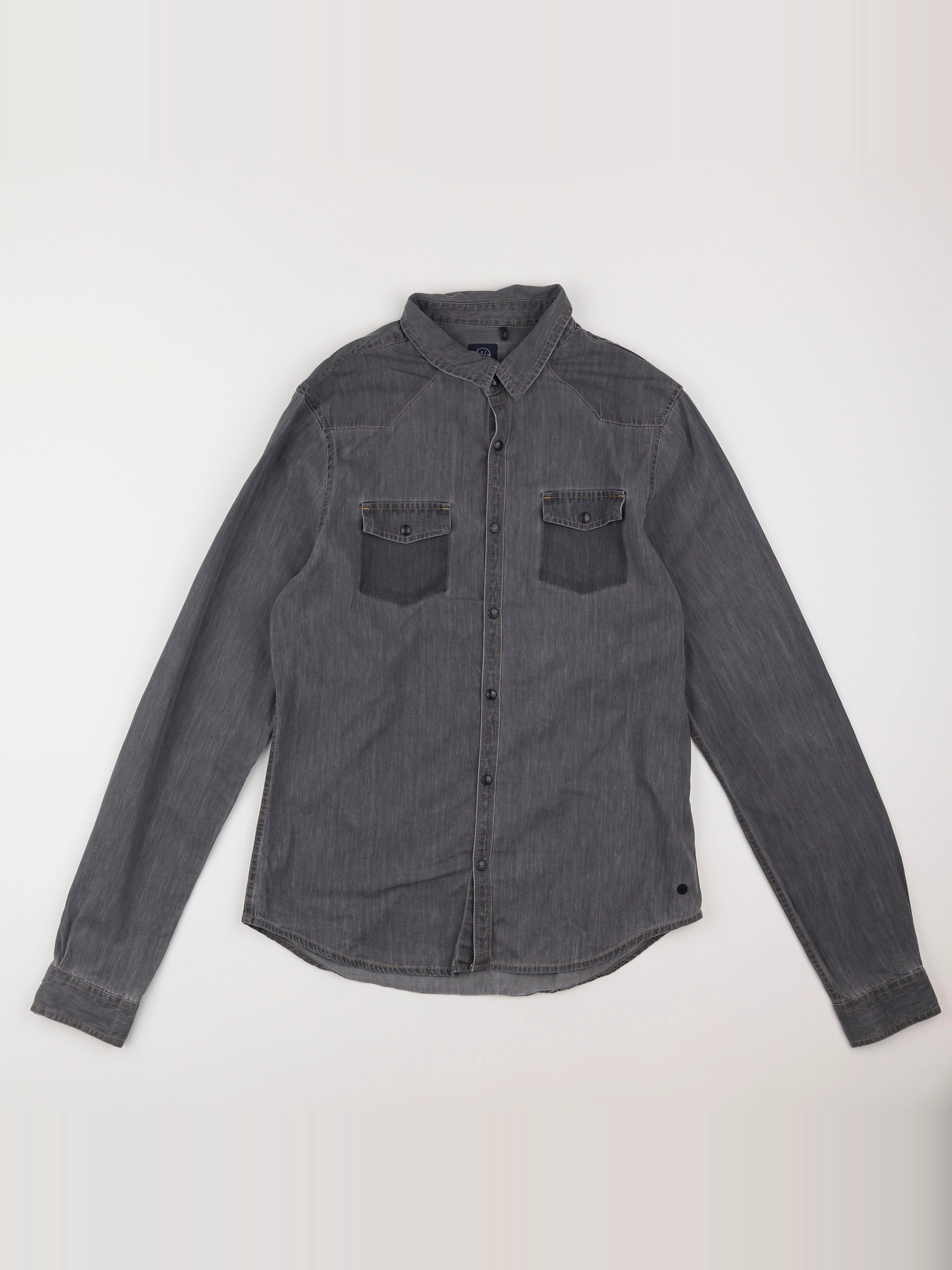 IKKS - chemise gris - 16 ans