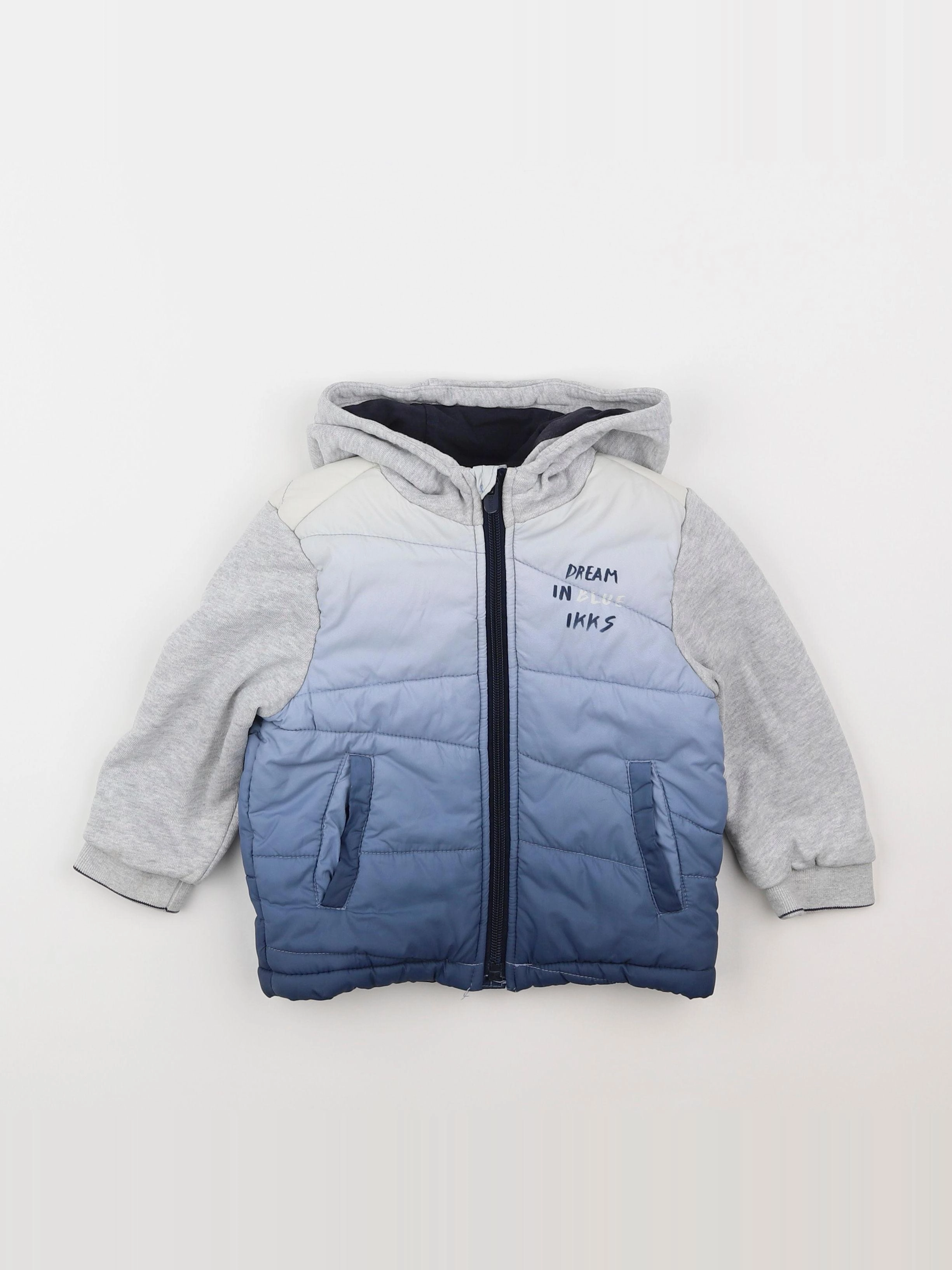 IKKS - doudoune bleu - 2 ans