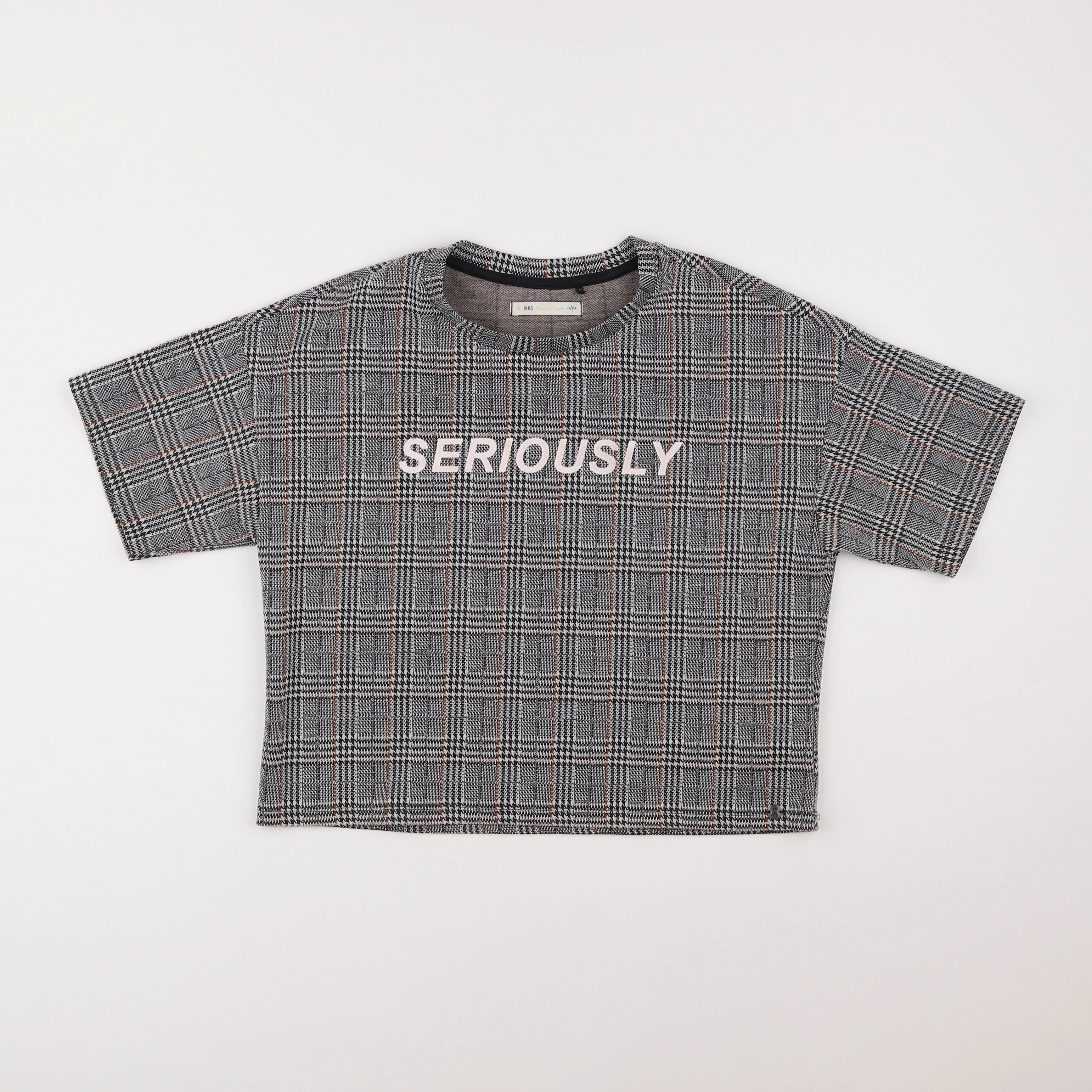 IKKS - tee-shirt gris - 12 ans