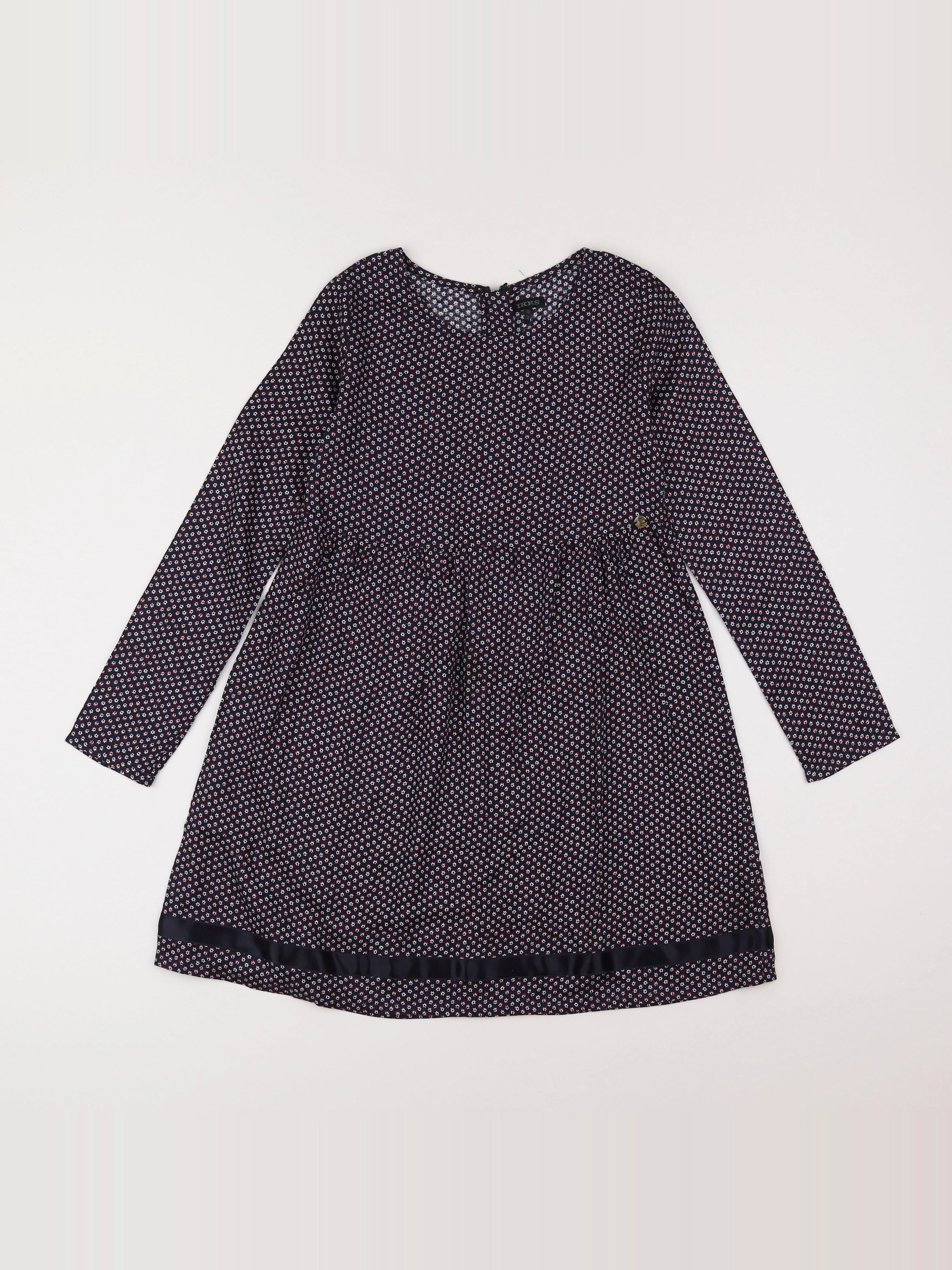 IKKS - robe bleu - 10 ans