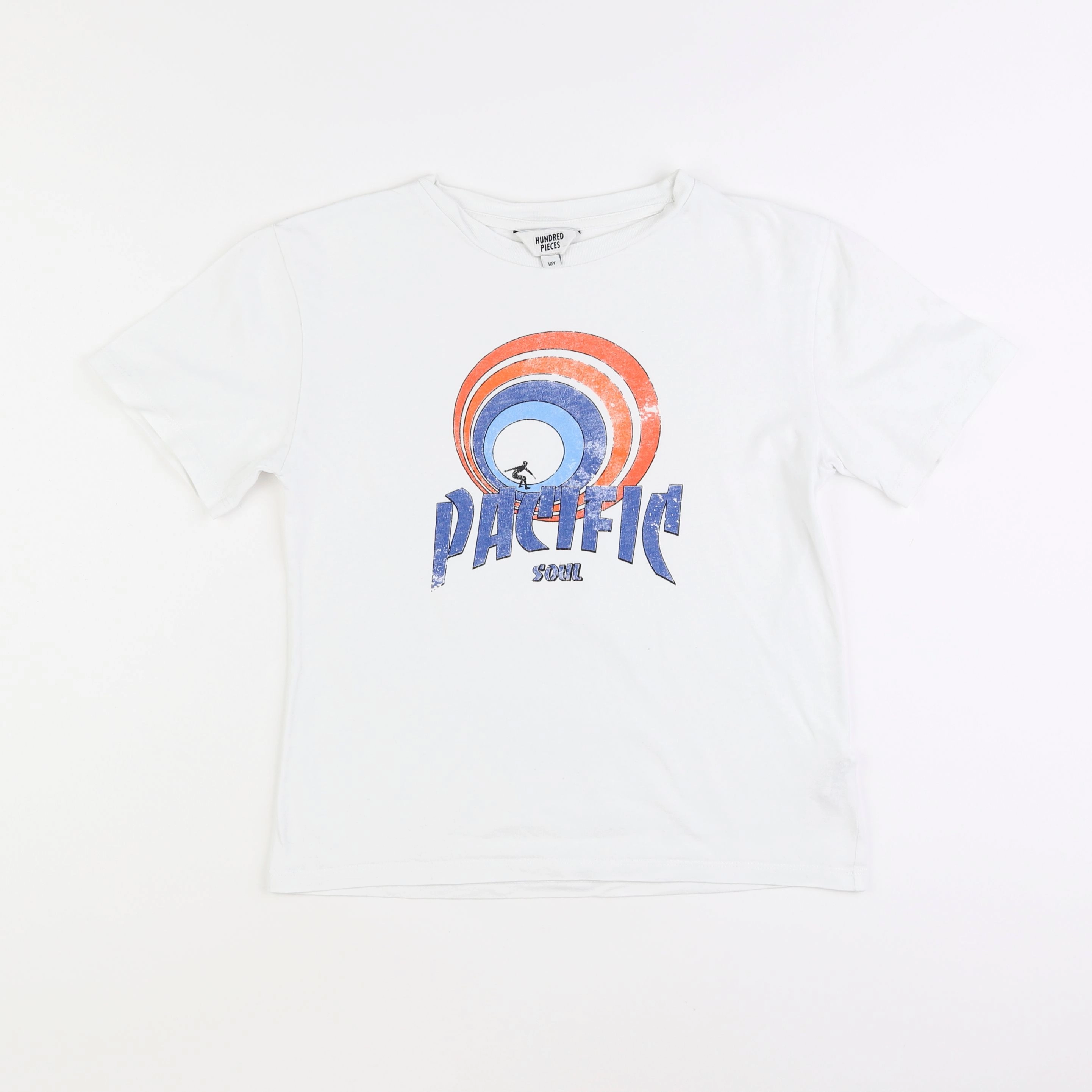 Hundred Pieces - tee-shirt blanc - 10 ans