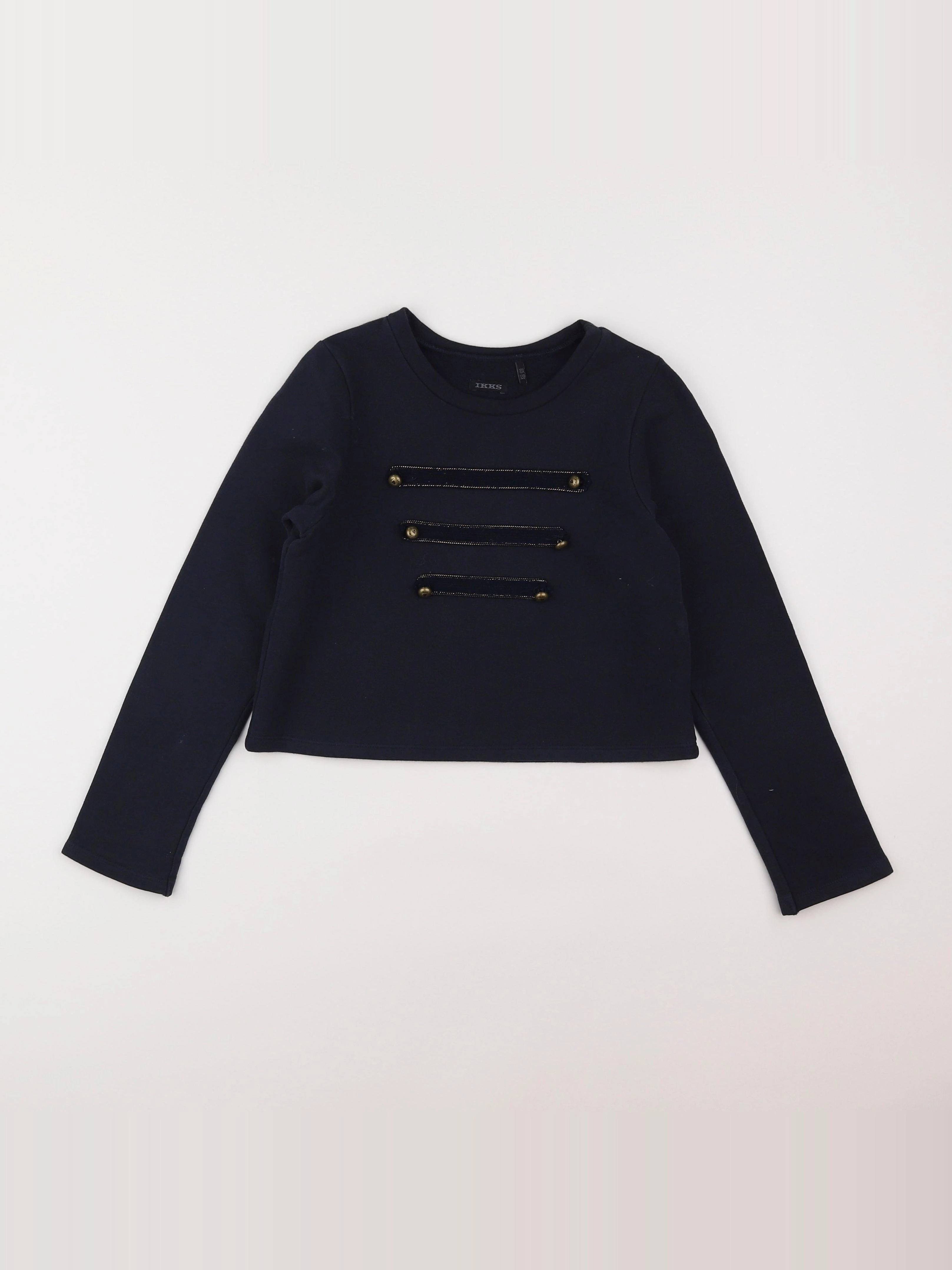 IKKS - sweat court bleu - 10 ans