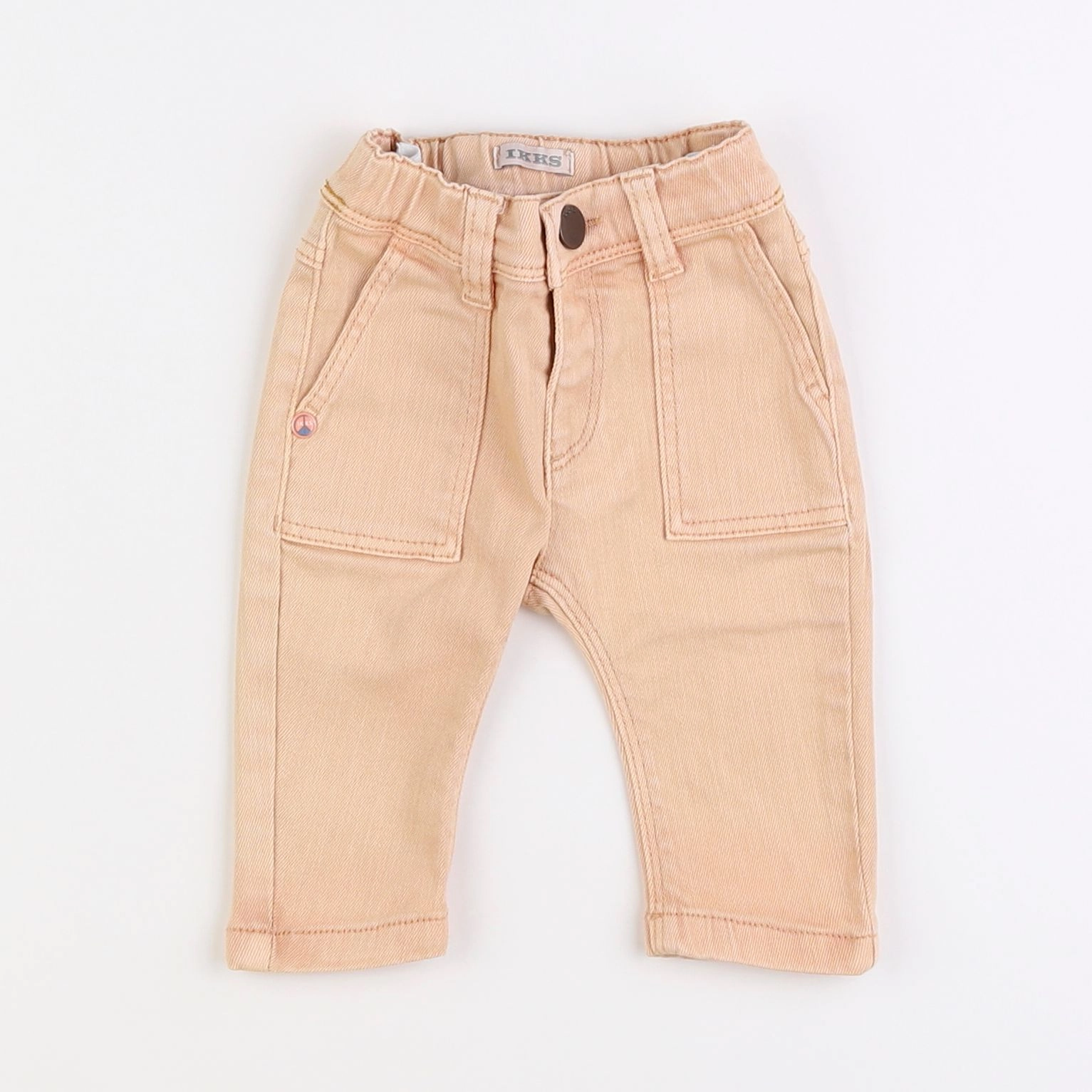 IKKS - jean orange - 6 mois