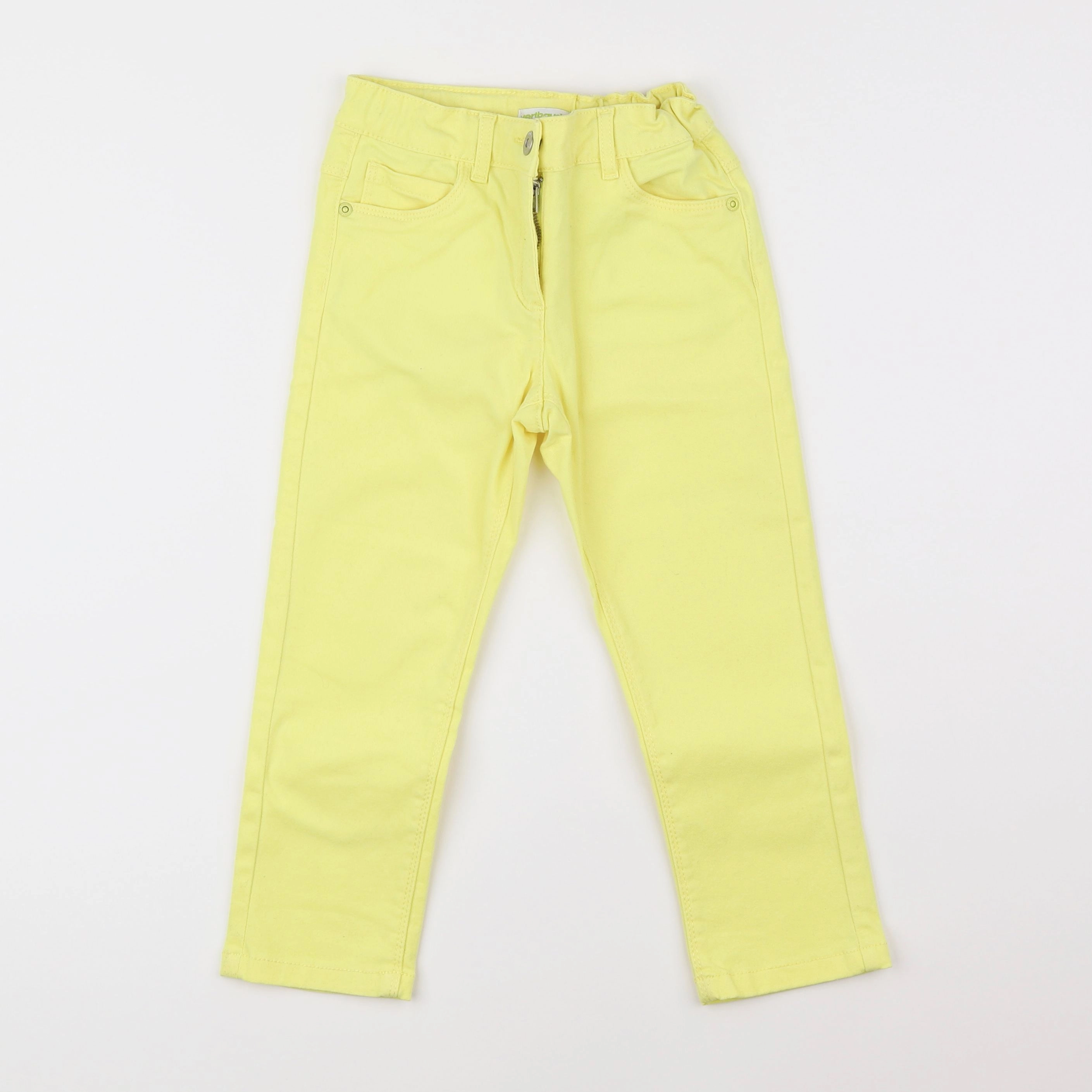 Vertbaudet - pantalon jaune - 6 ans