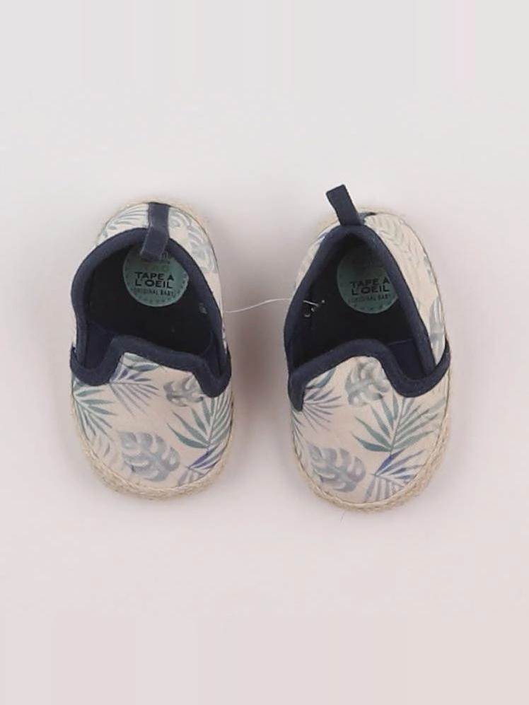 Tape à l'oeil - chaussons blanc, bleu - pointure 17