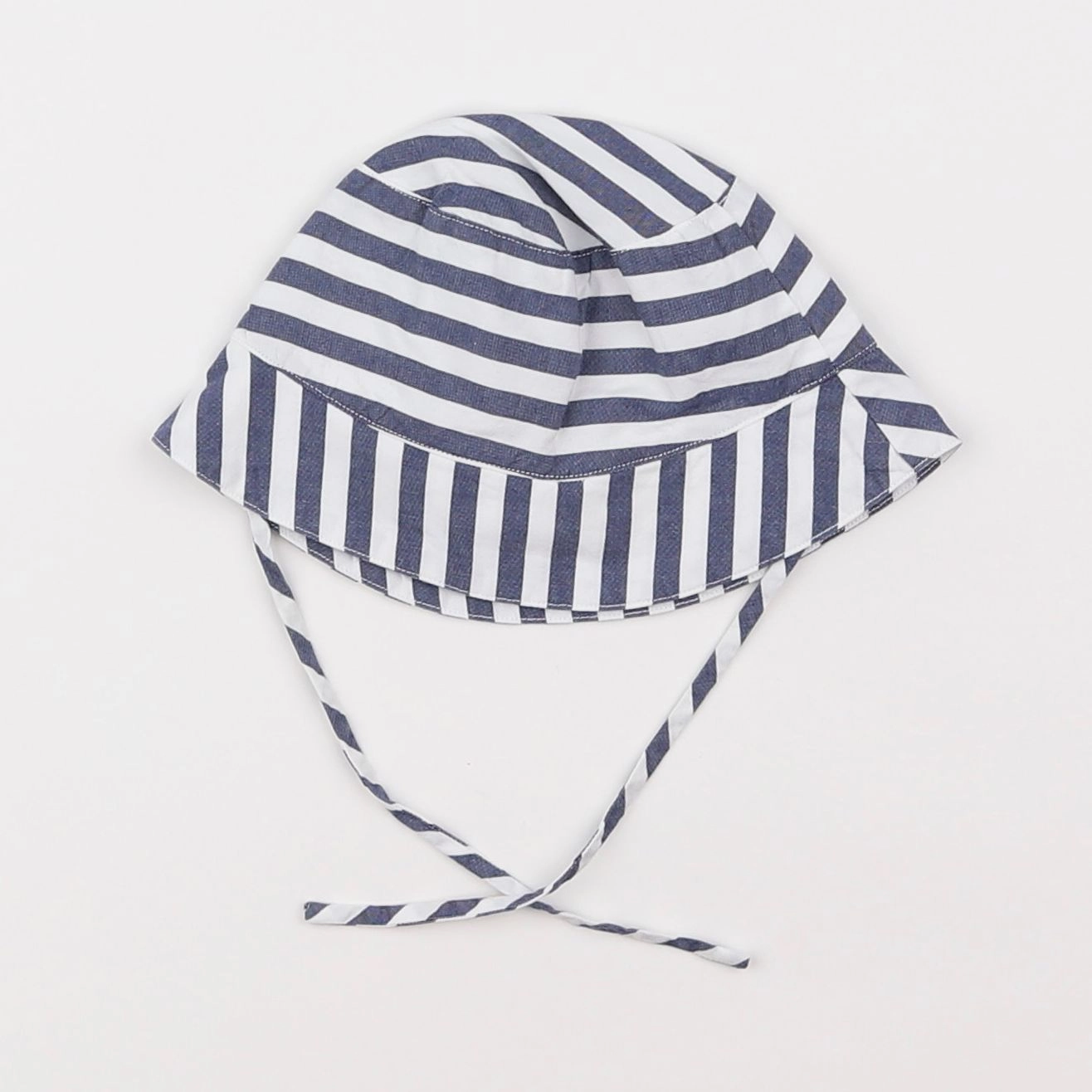 Jacadi - chapeau blanc, bleu - 6 mois