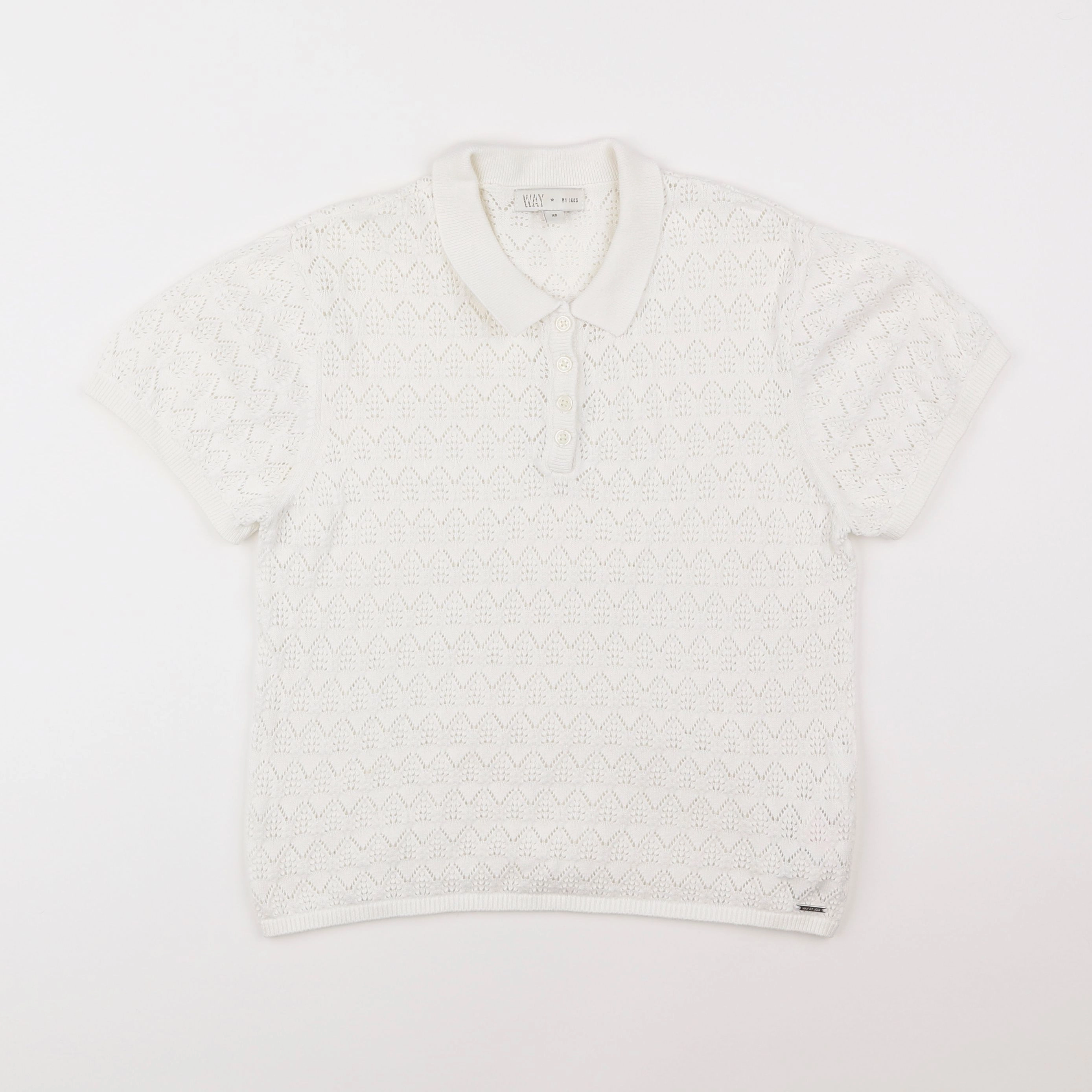 IKKS - polo blanc - 12 ans