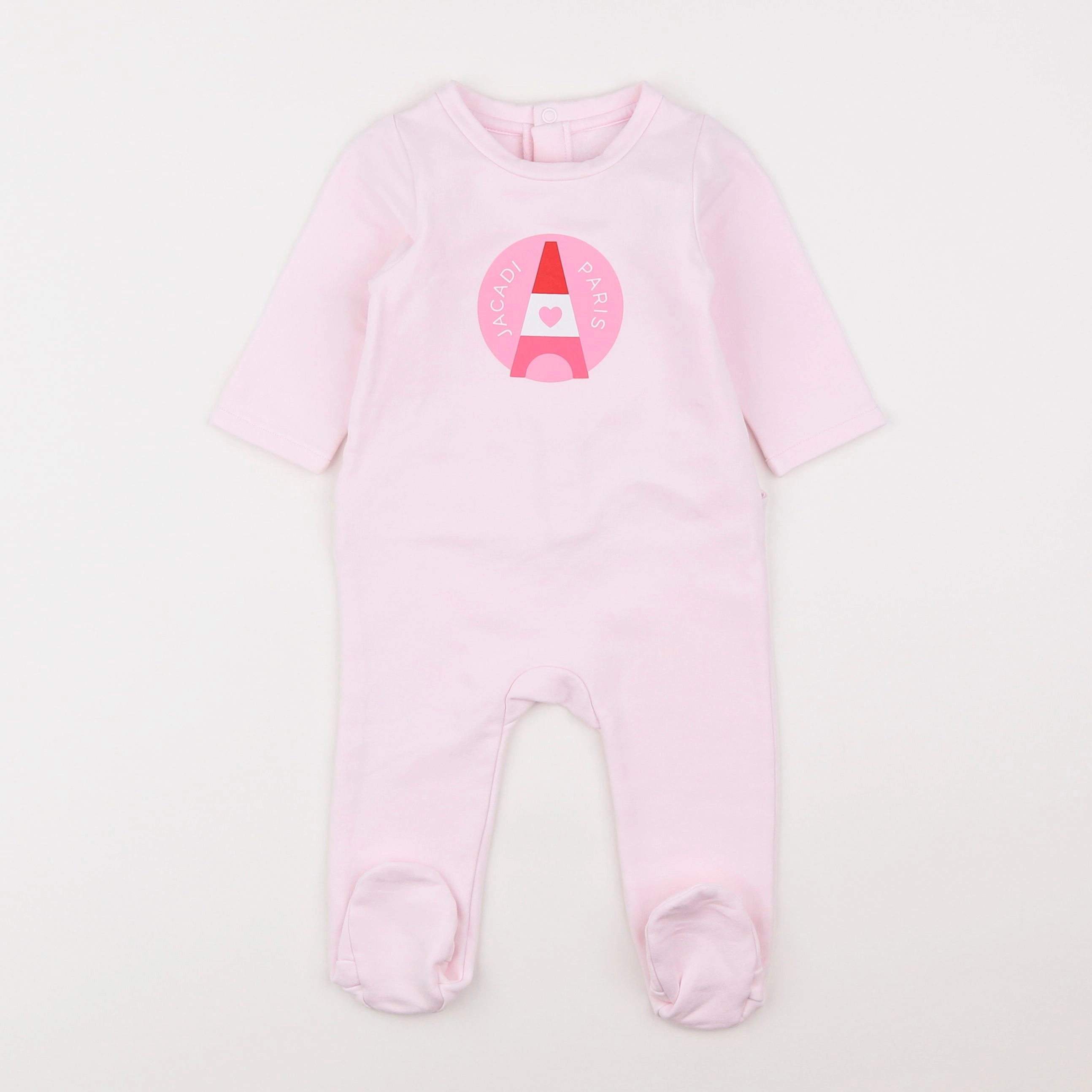 Jacadi - pyjama coton rose - 6 mois