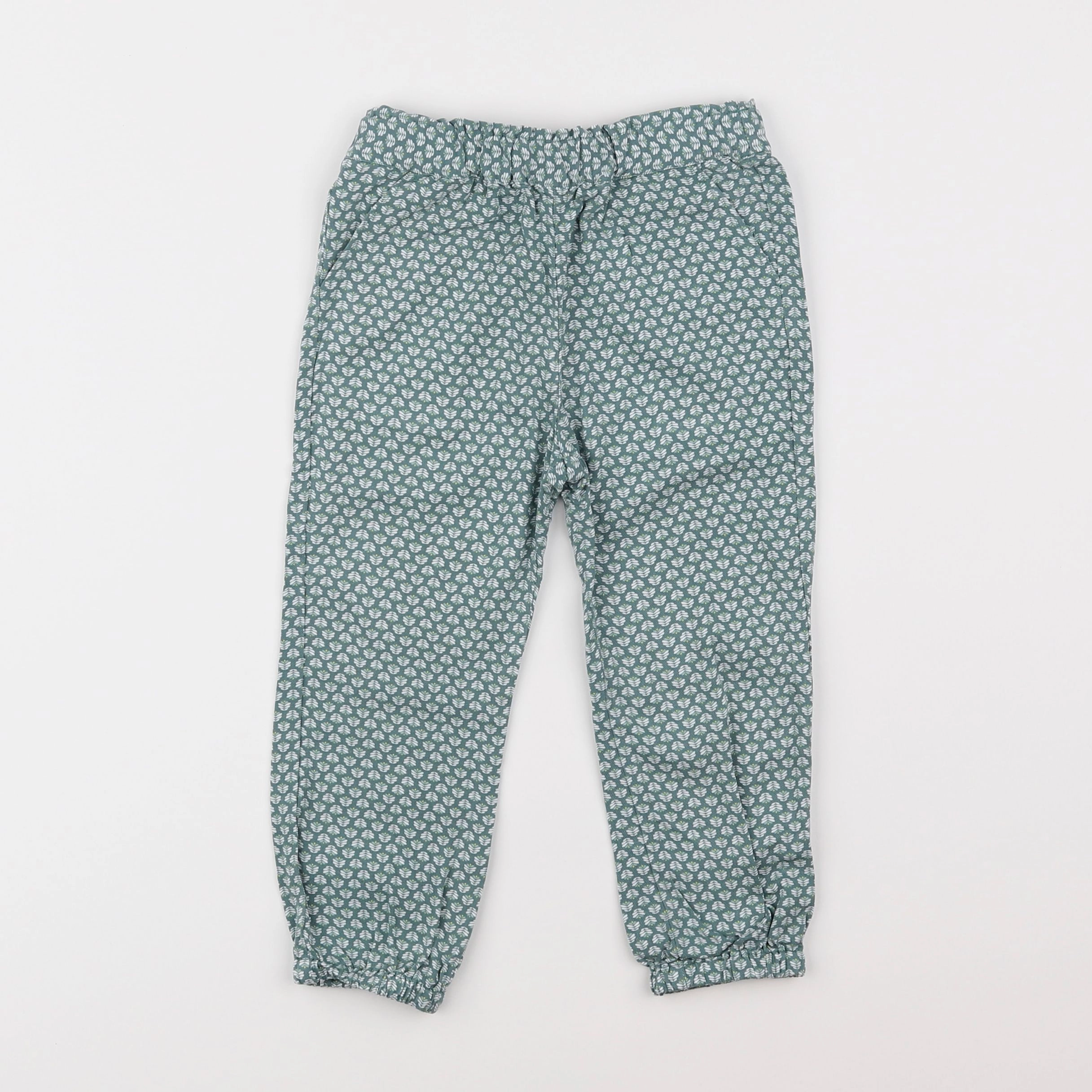 Okaidi - pantalon vert - 3 ans