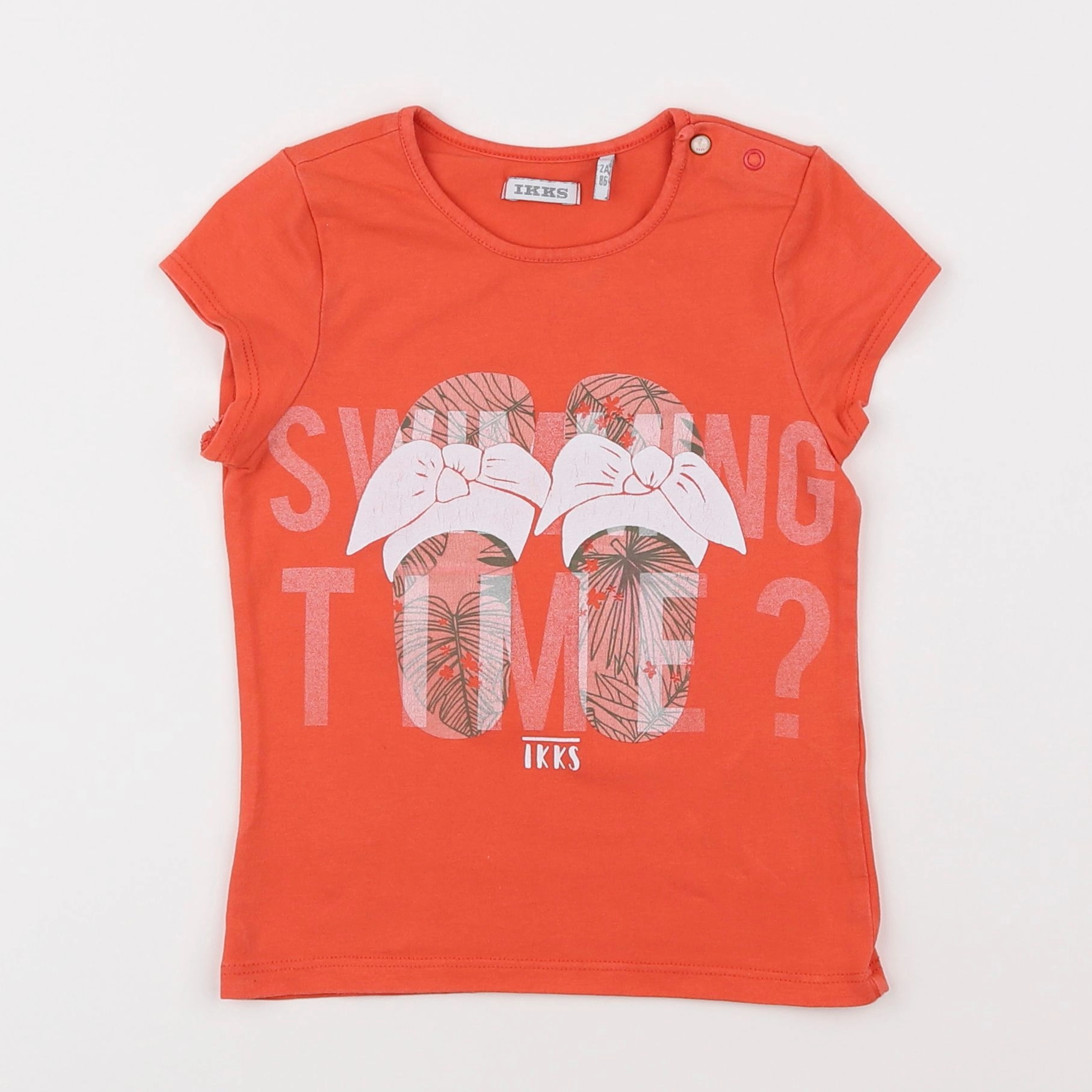 IKKS - tee-shirt orange - 2 ans