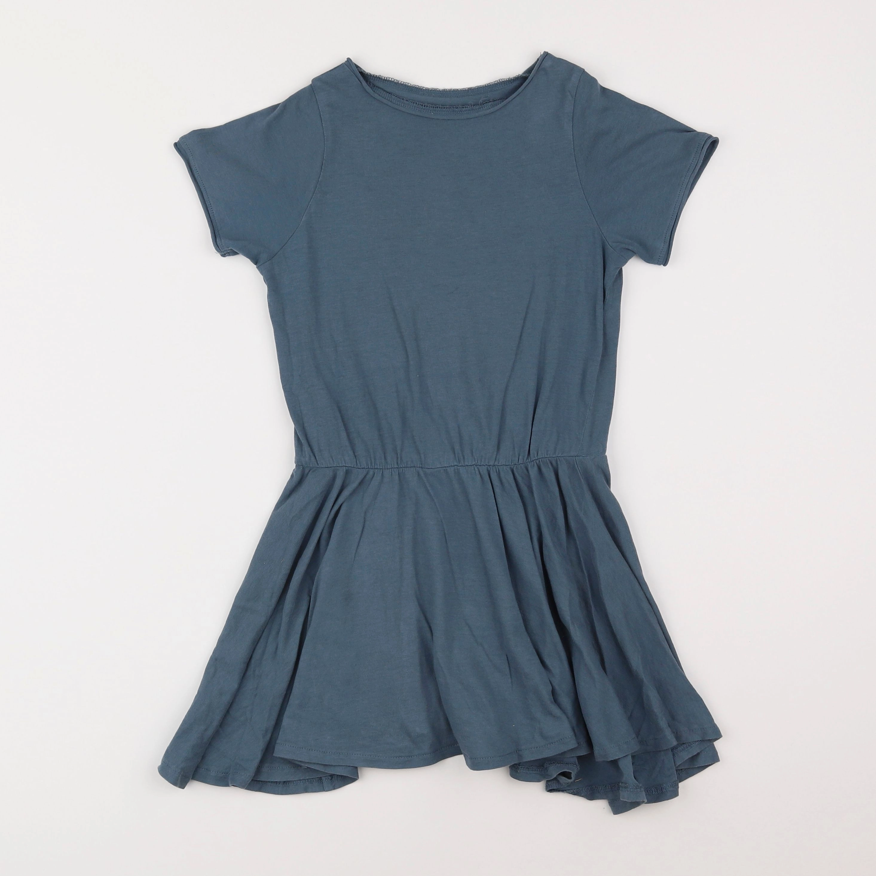 Minimalisma - robe bleu - 5/6 ans