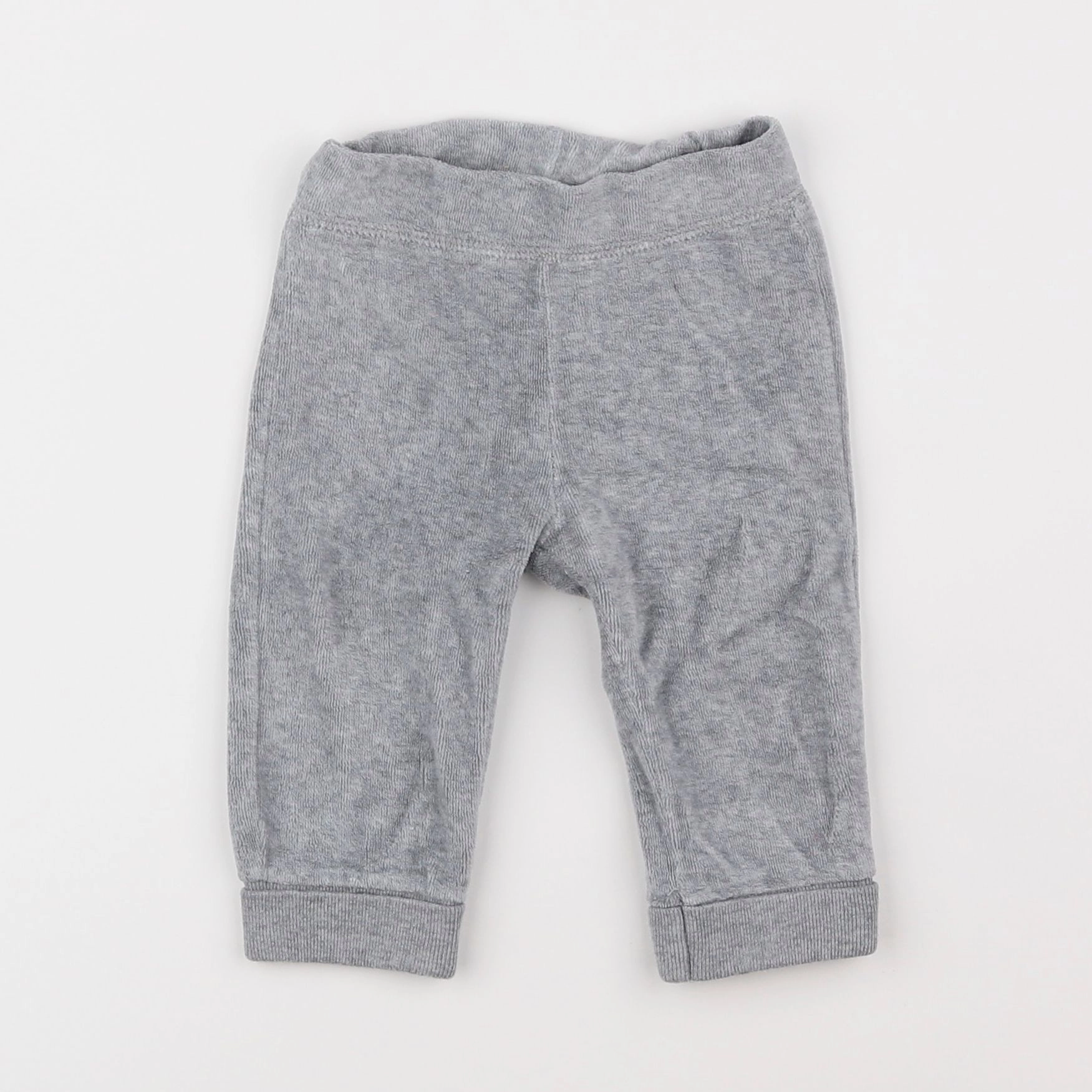 Benetton - pantalon gris - 3/6 mois