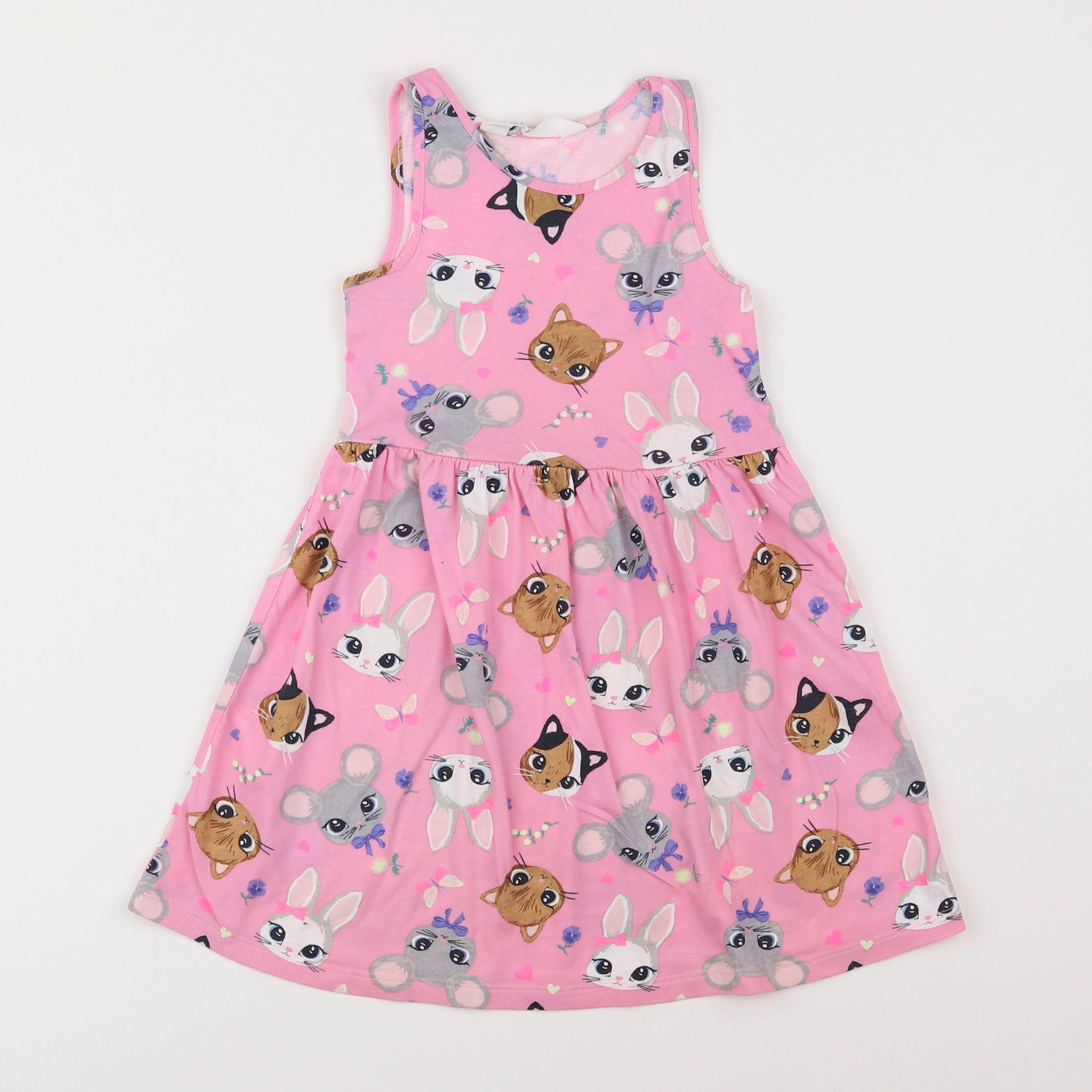 H&M - robe rose - 2/4 ans