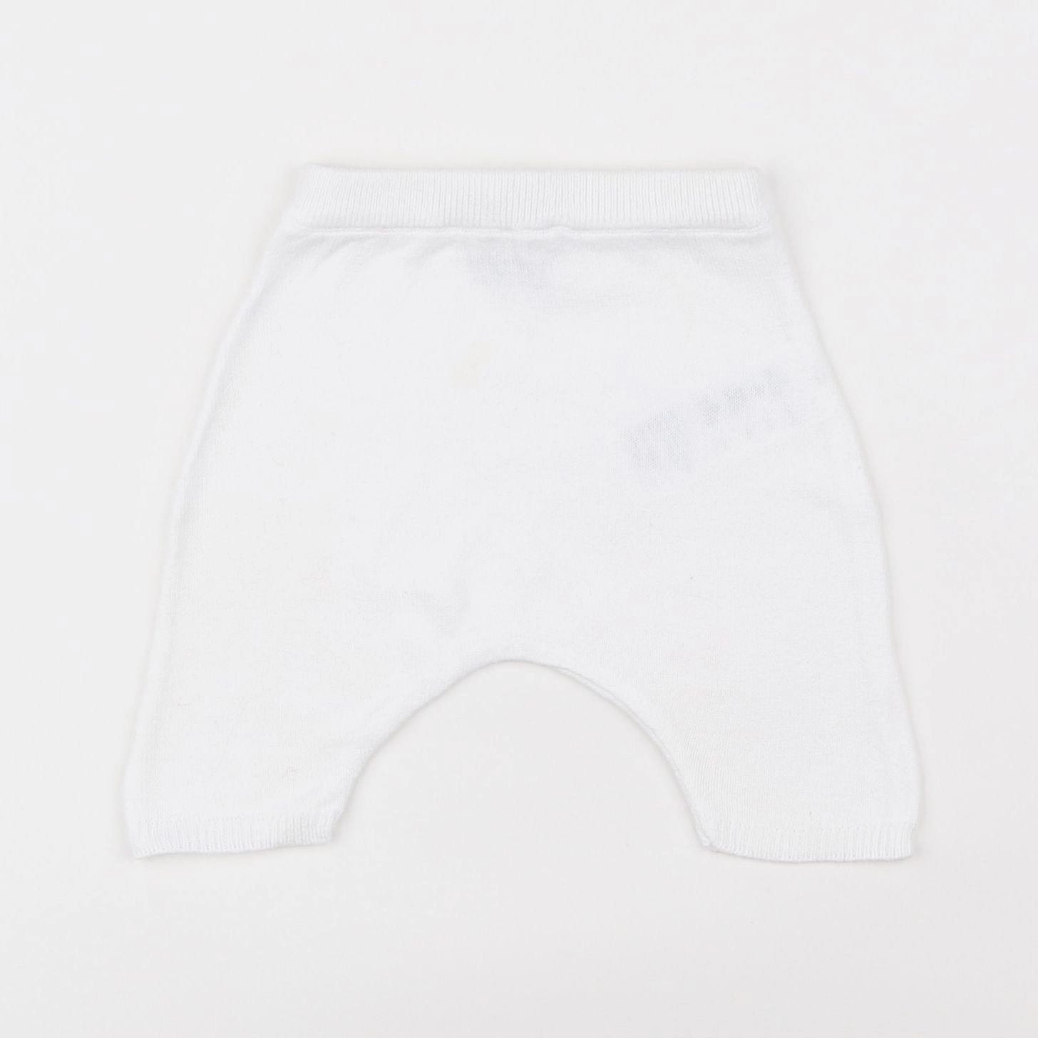 Vertbaudet - pantalon blanc - 1 mois