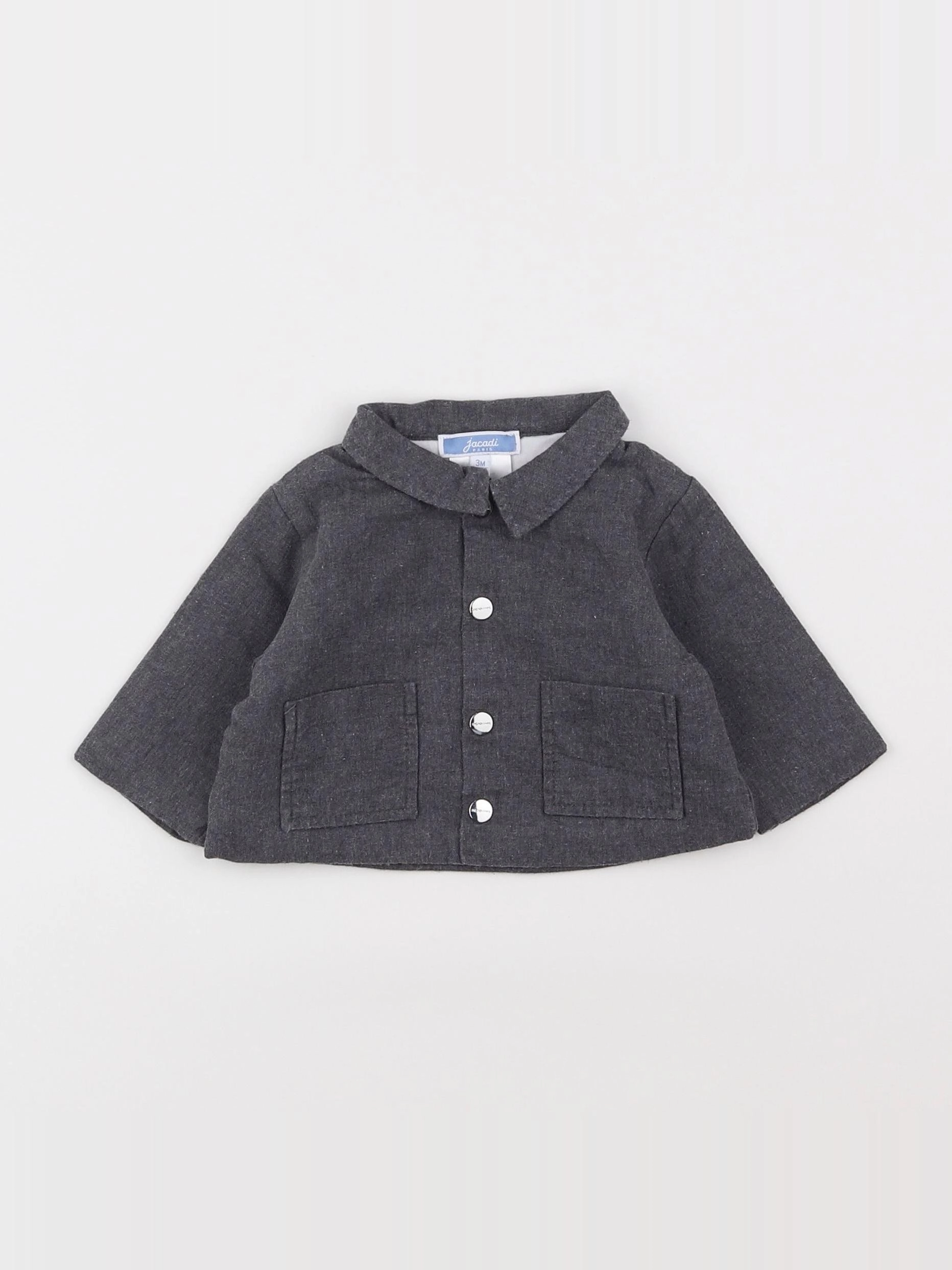 Jacadi - chemise gris - 3 mois
