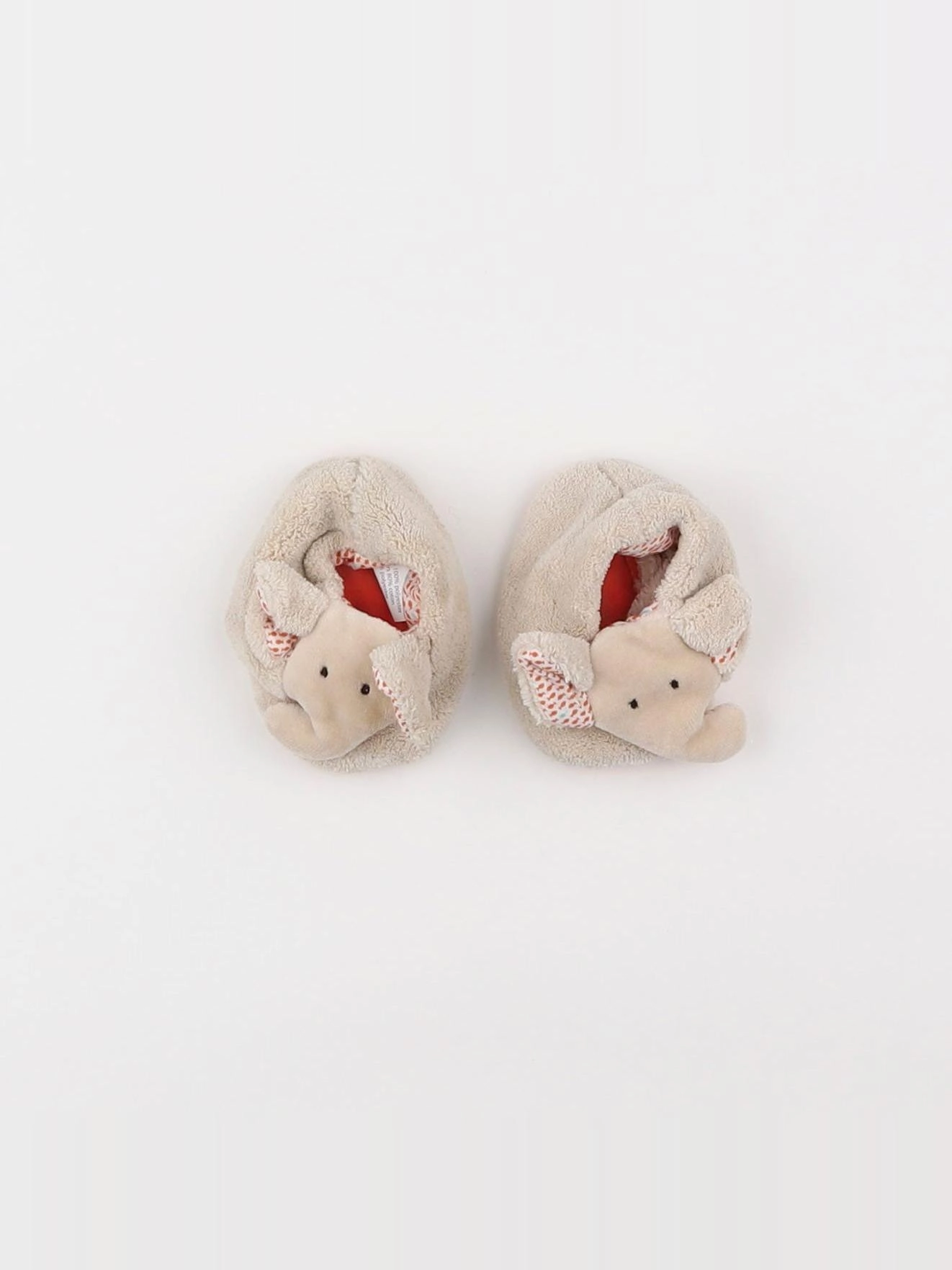 Moulin Roty - chaussons beige - pointure 17/18
