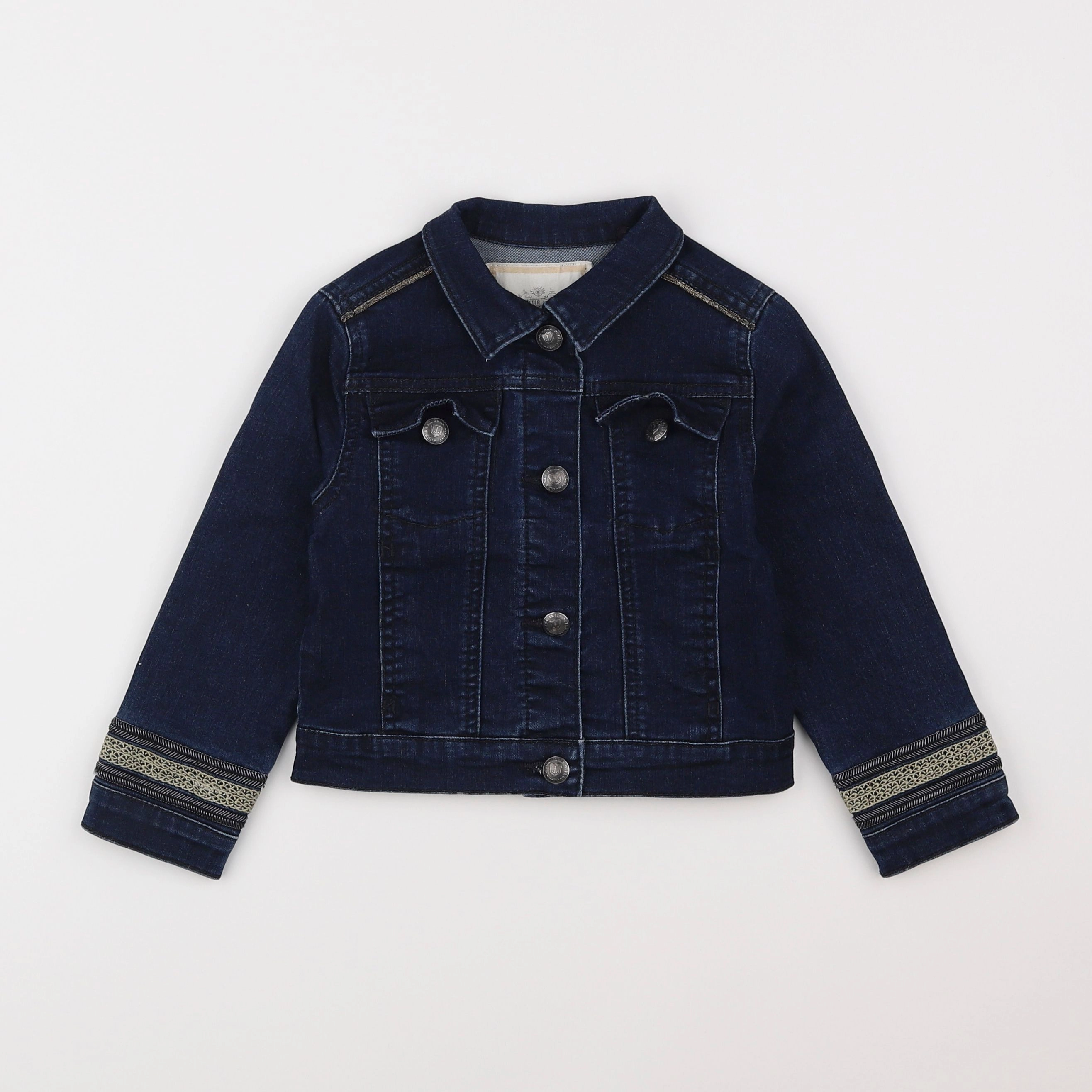 IKKS - veste bleu - 4 ans