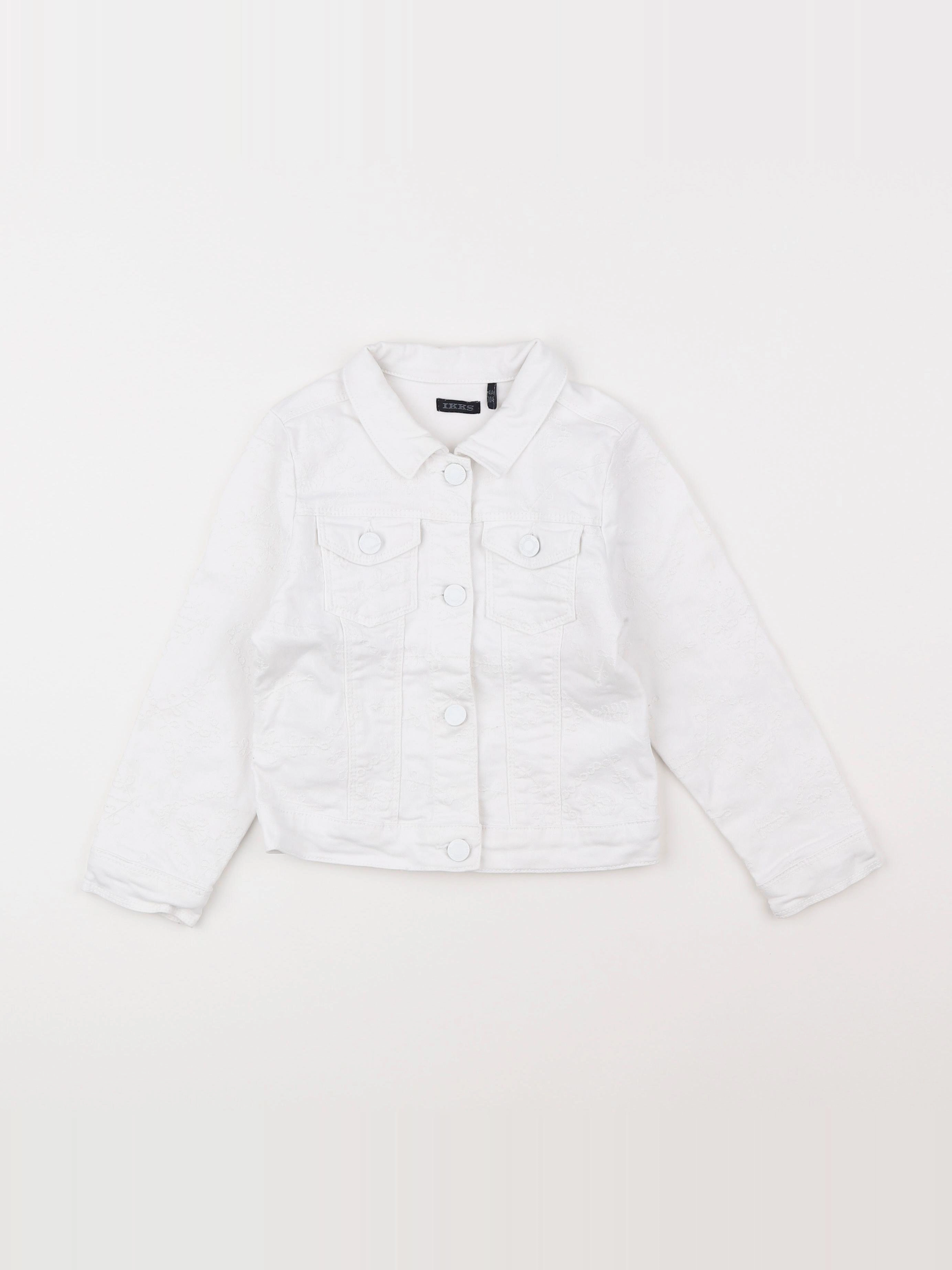 IKKS - veste blanc - 4 ans