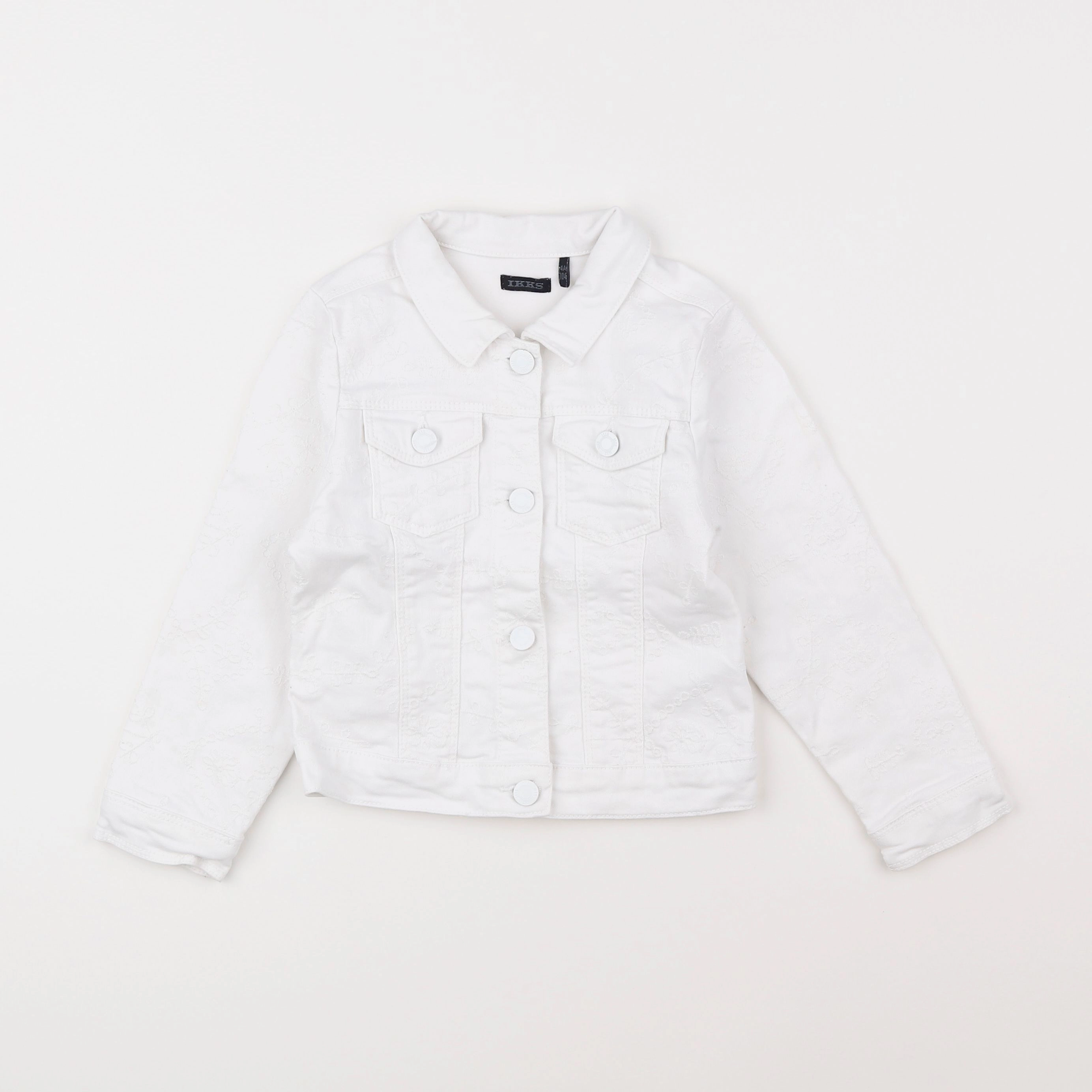 IKKS - veste blanc - 4 ans