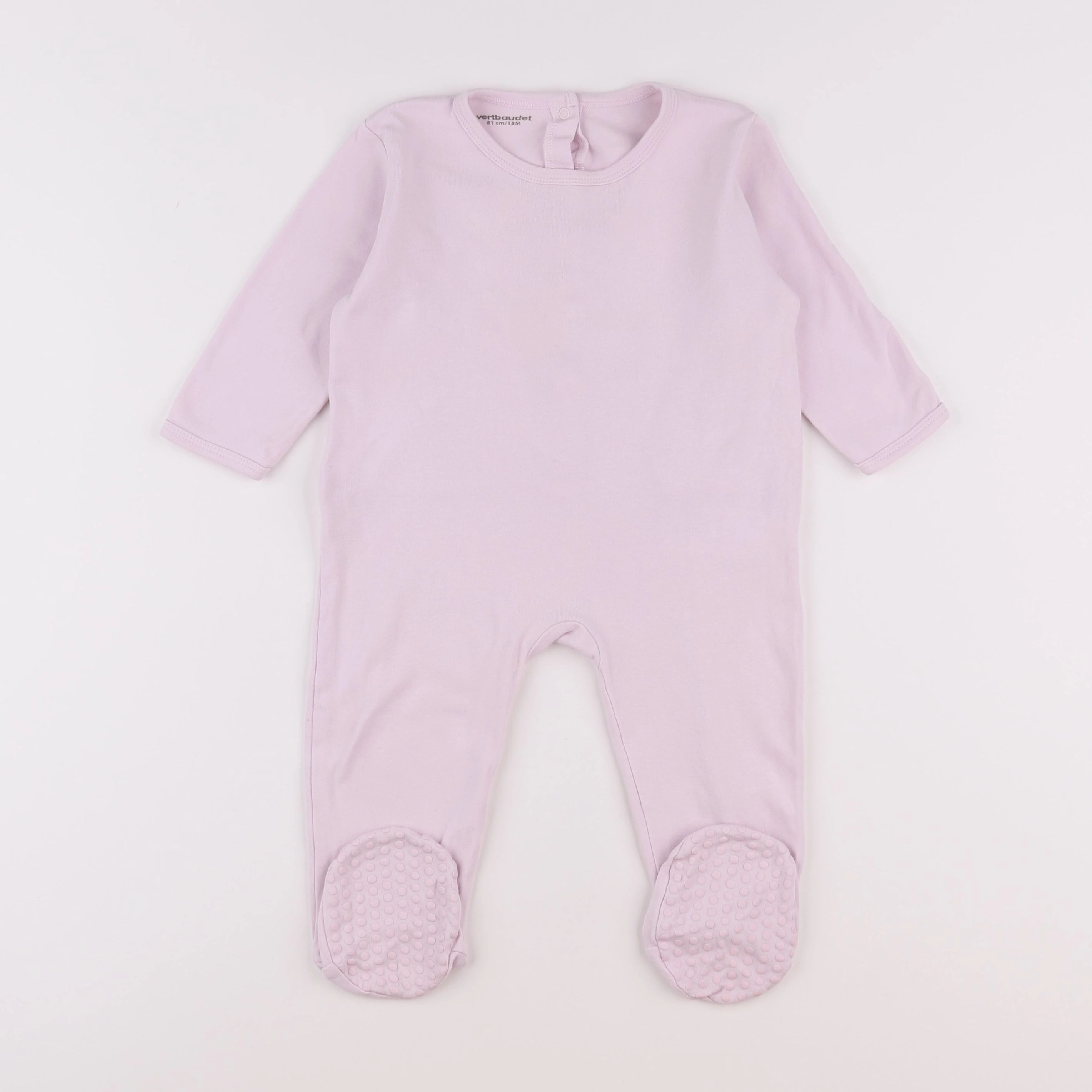 Vertbaudet - pyjama coton rose - 18 mois