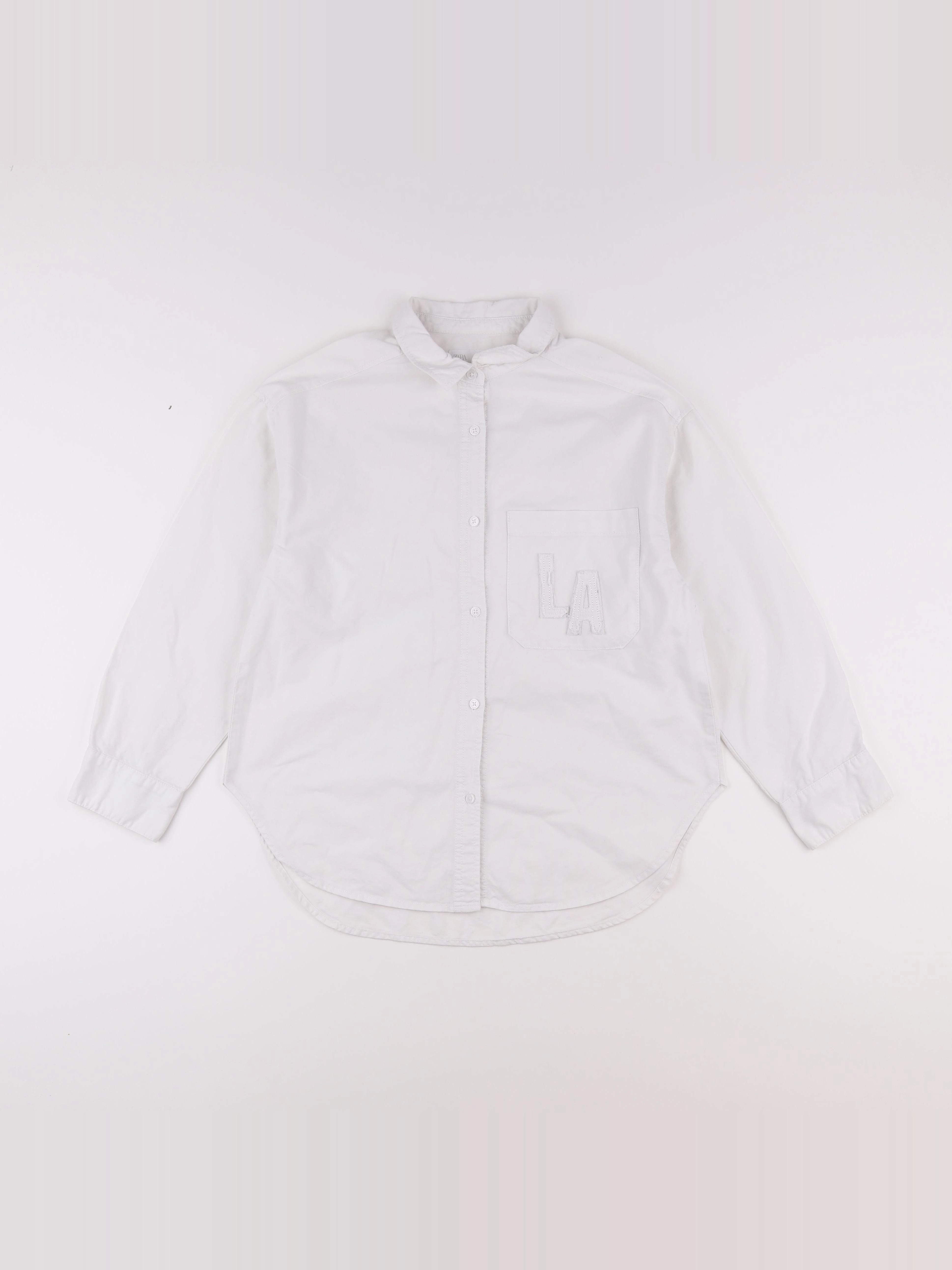 Zara - chemise blanc - 11/12 ans