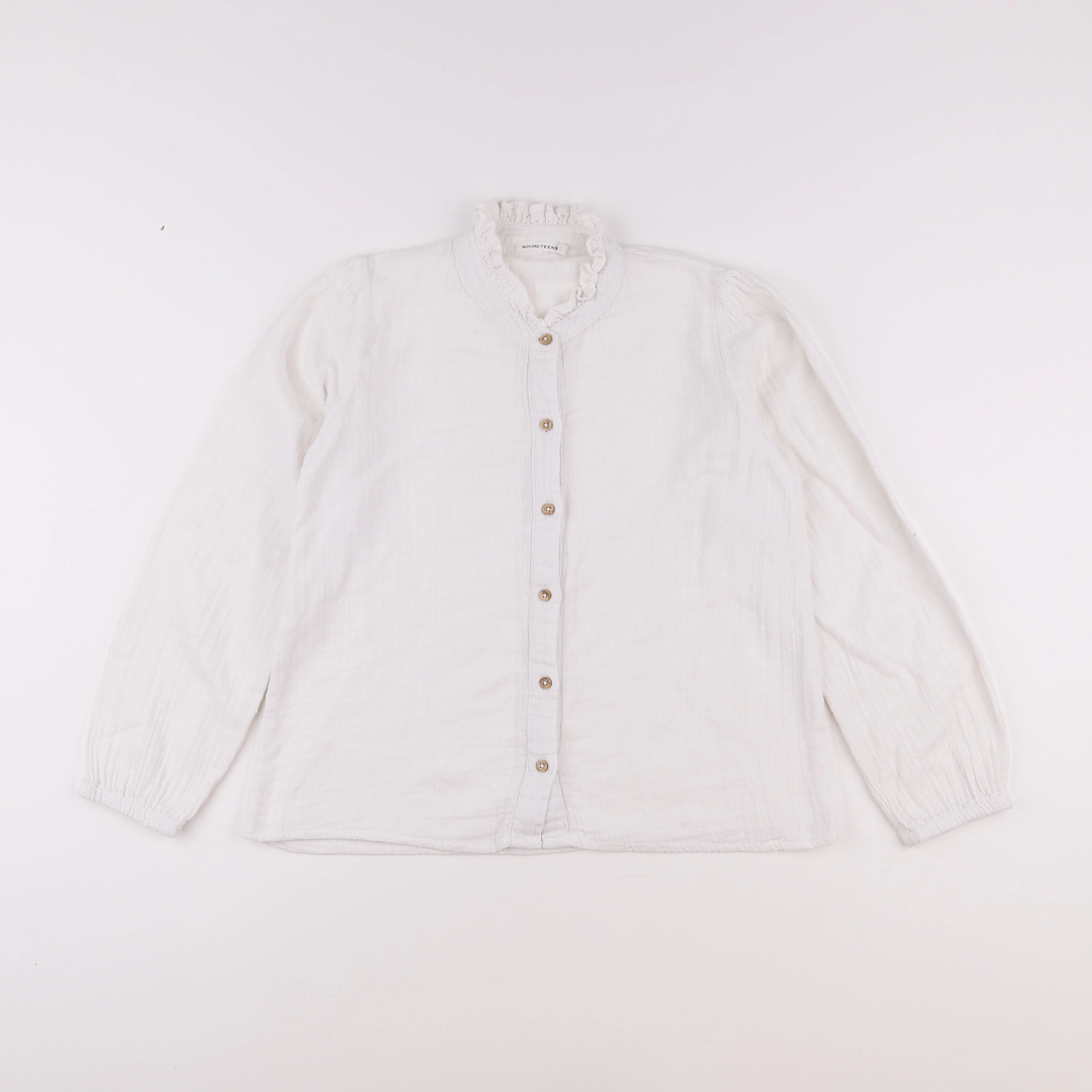 Monoprix - blouse blanc - 14 ans