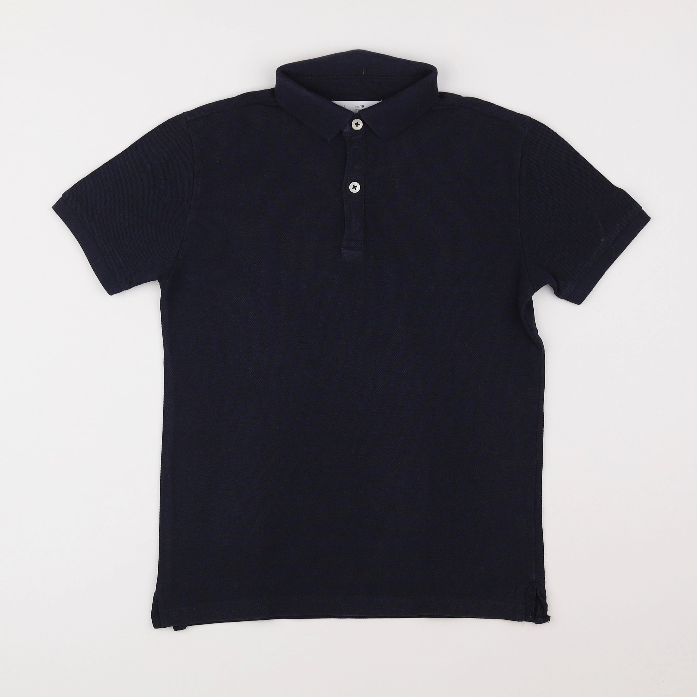 Zara - polo bleu - 10 ans