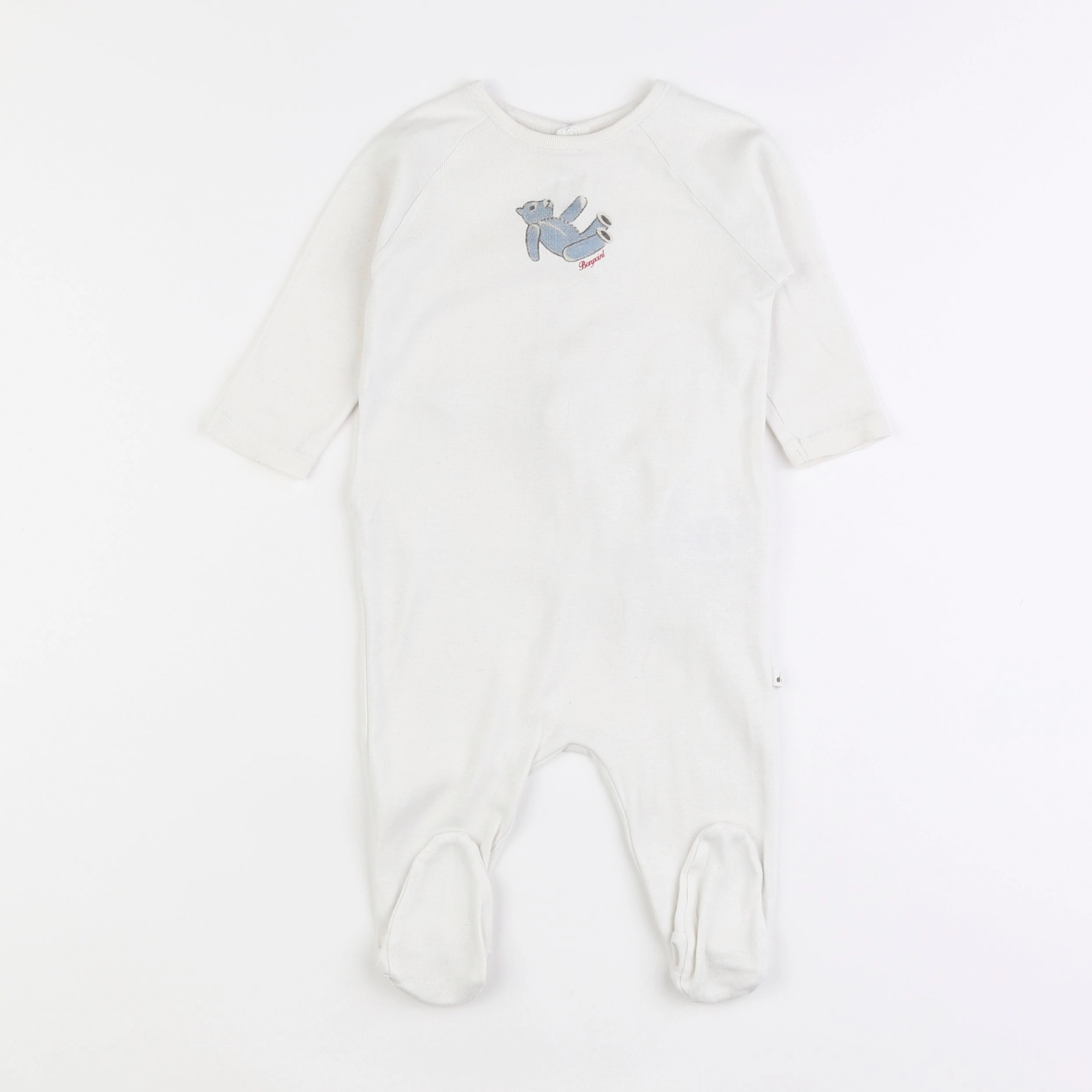 Bonpoint - pyjama coton blanc - 6 mois