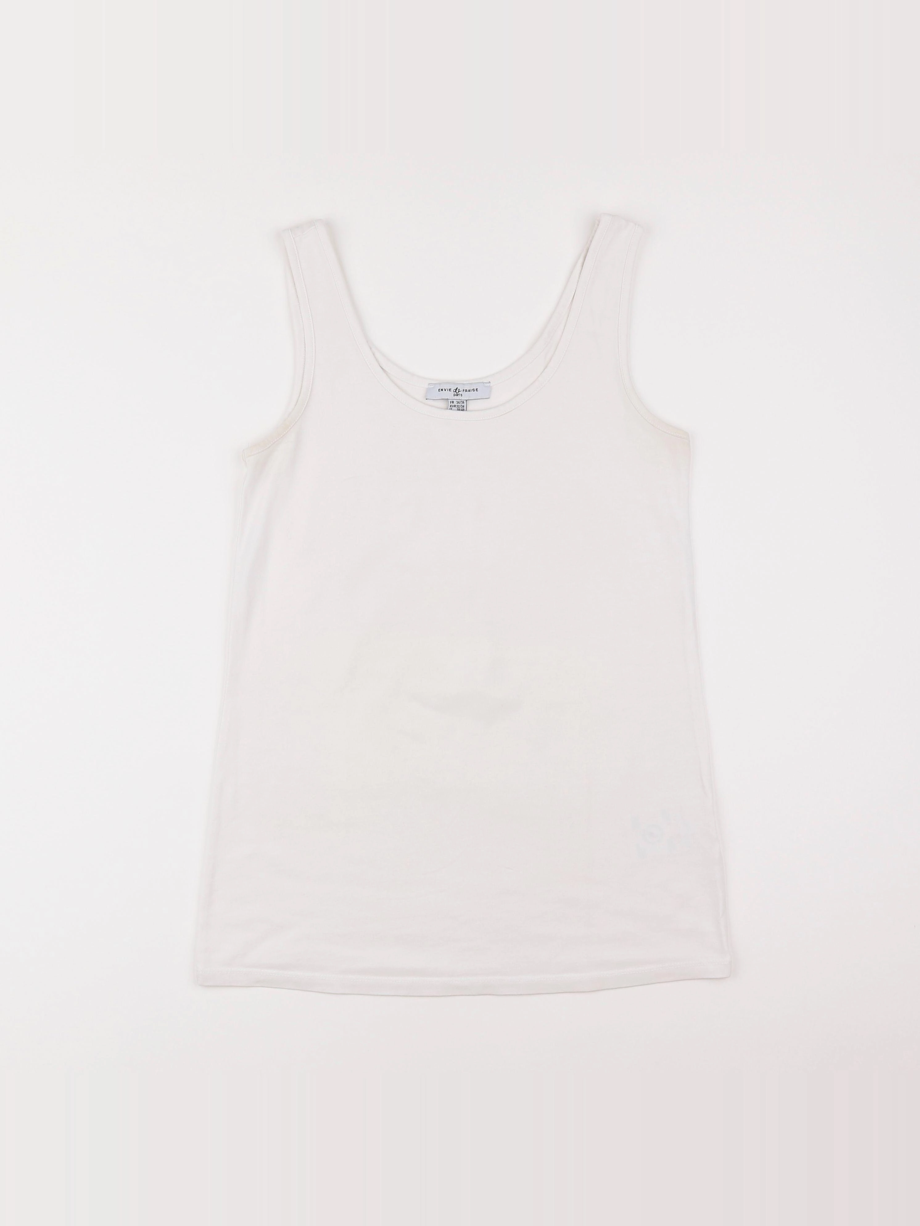 Envie de fraise - débardeur grossesse blanc - 34 à 36