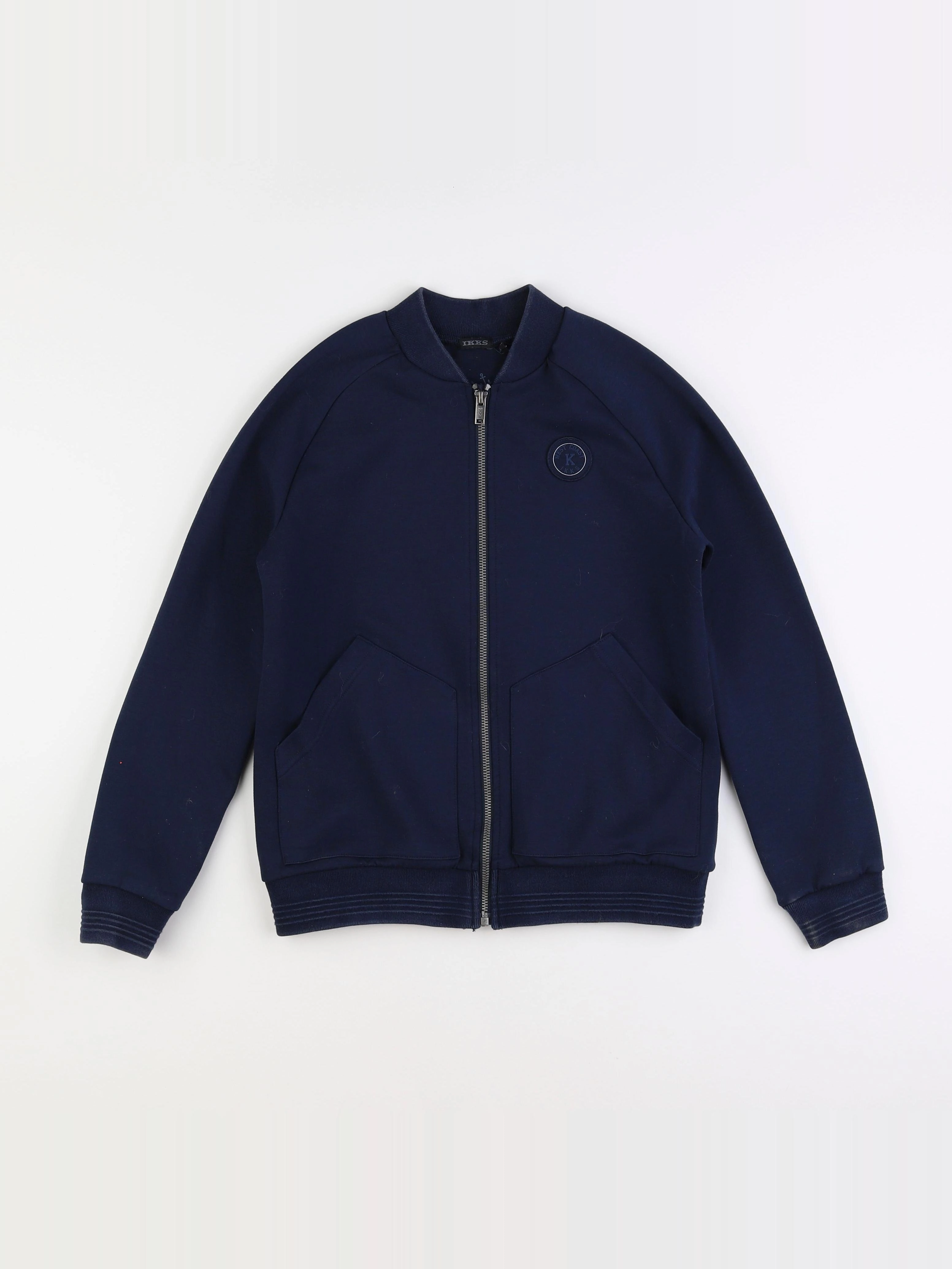 IKKS - veste imprimé au dos bleu - 12 ans