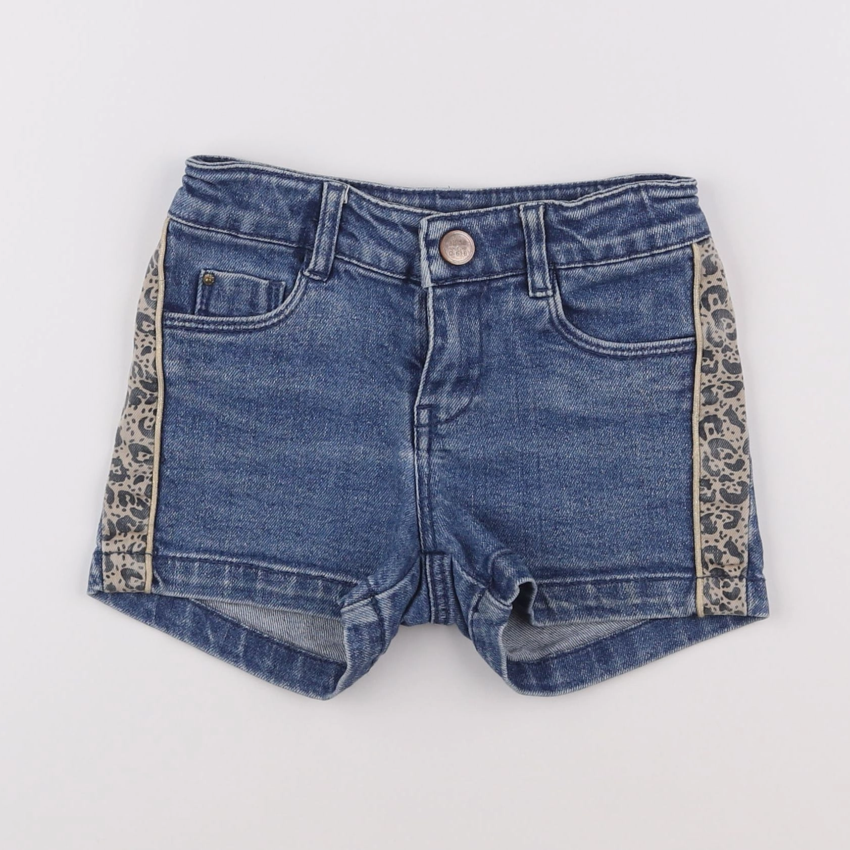 IKKS - short bleu - 6 ans