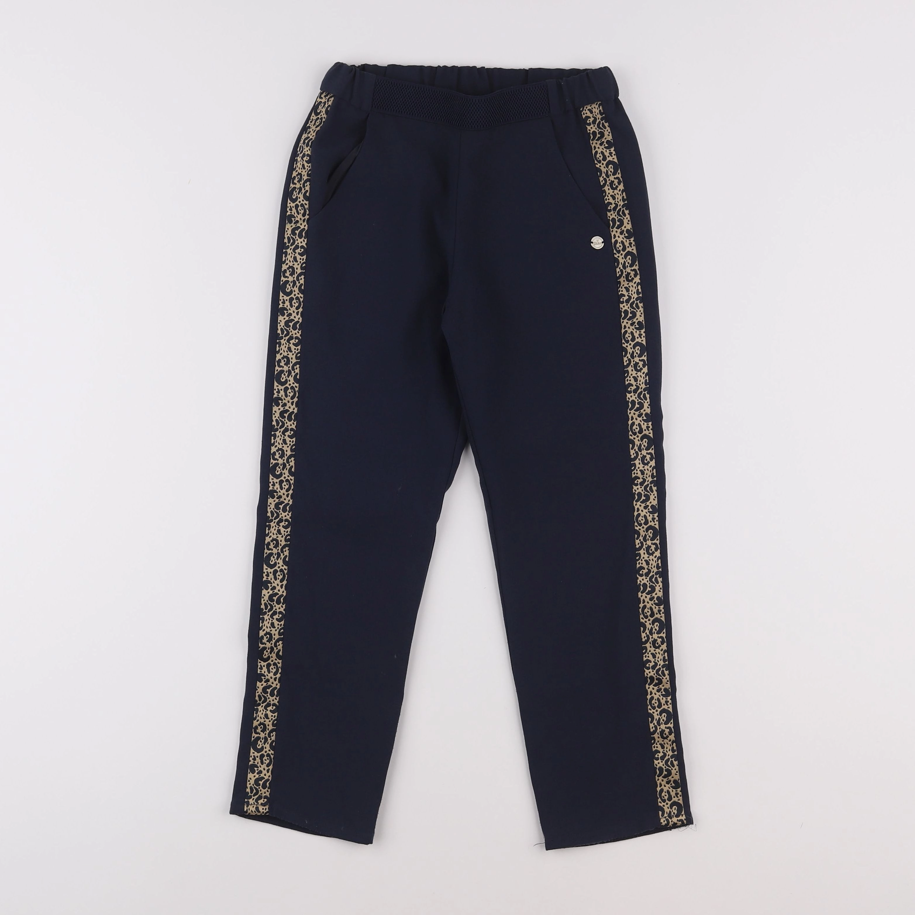 IKKS - pantalon bleu - 7 ans