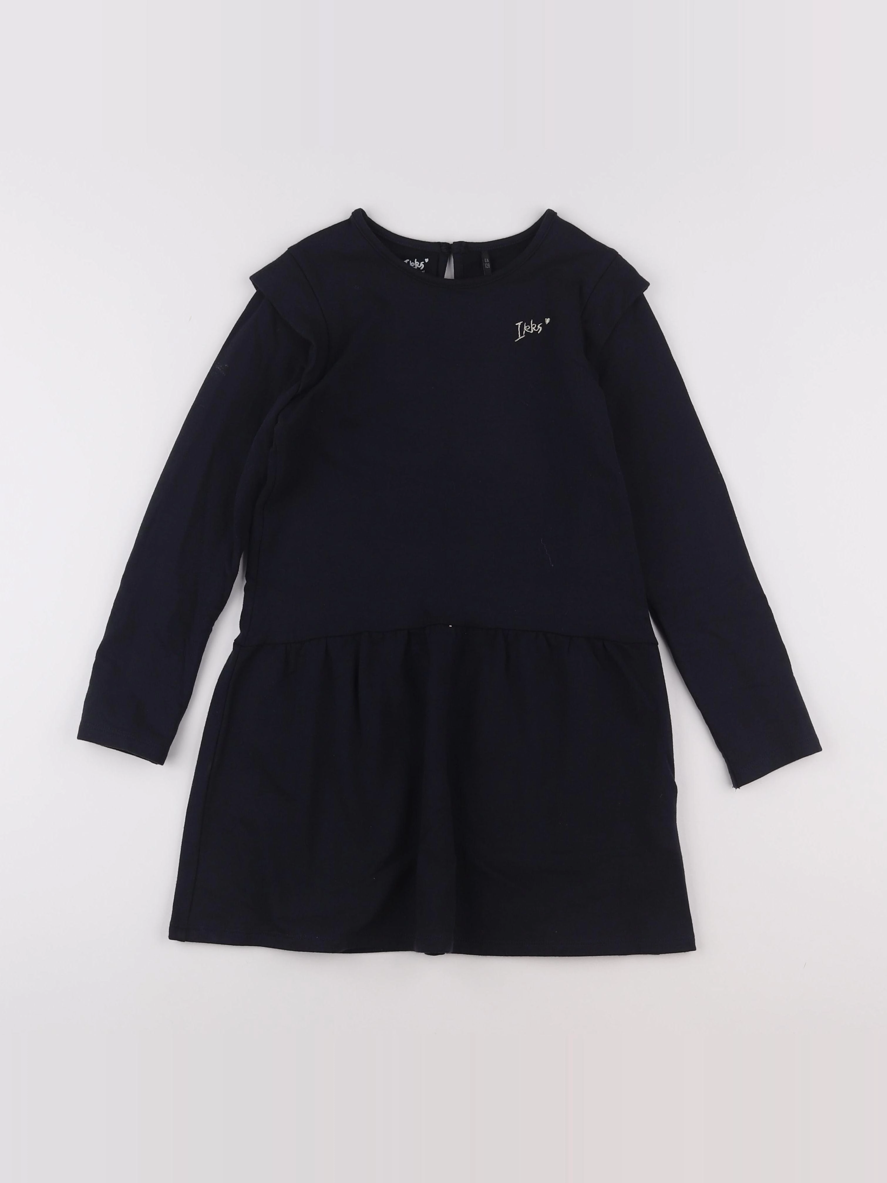 IKKS - robe noir - 8 ans