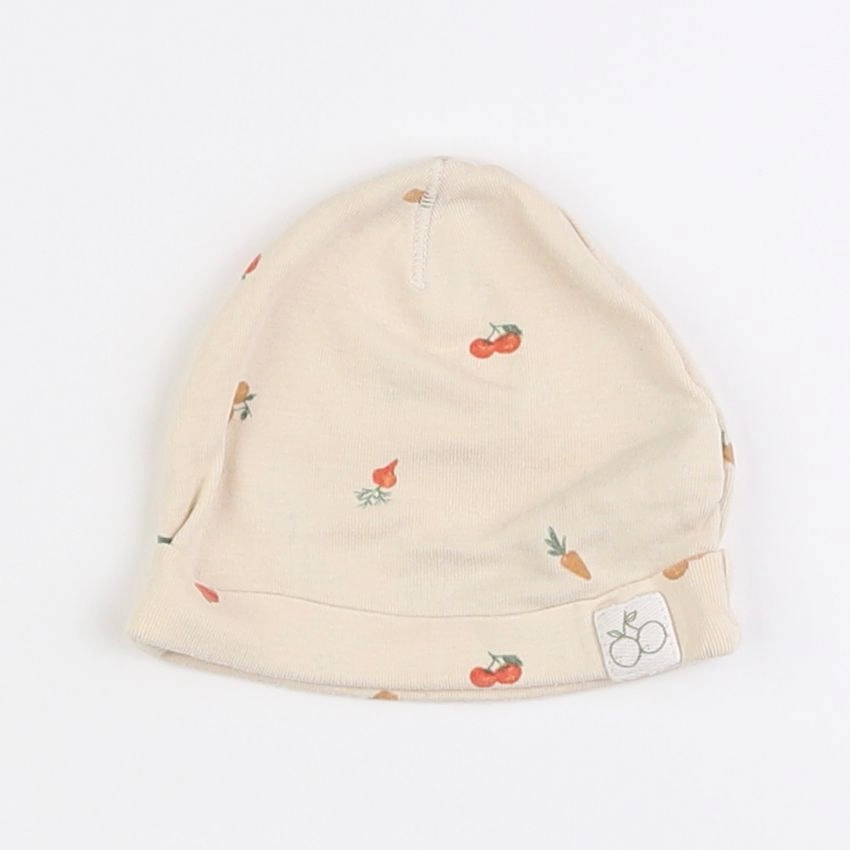 H&M - bonnet beige - 6/9 mois