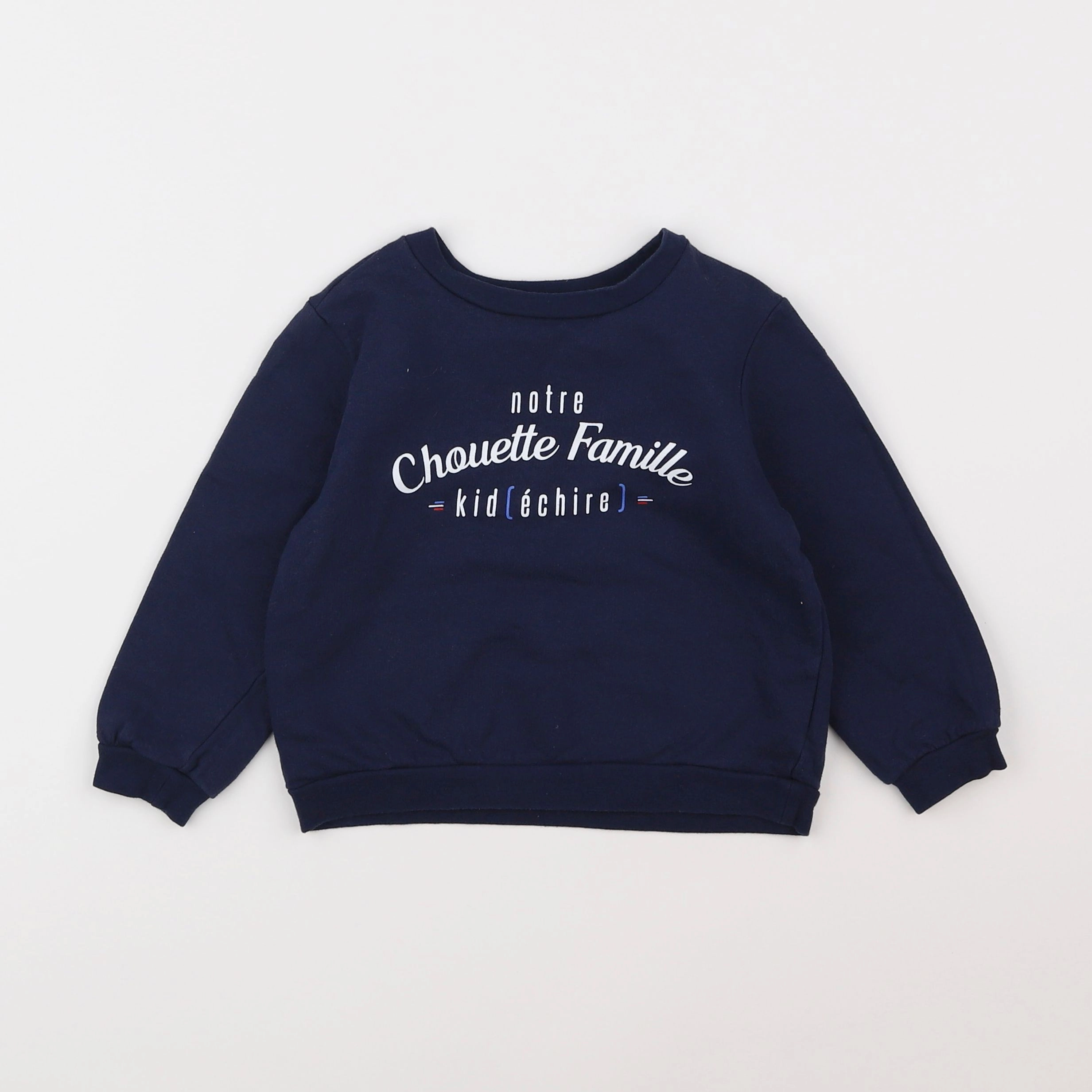 Vertbaudet - sweat bleu - 3 ans