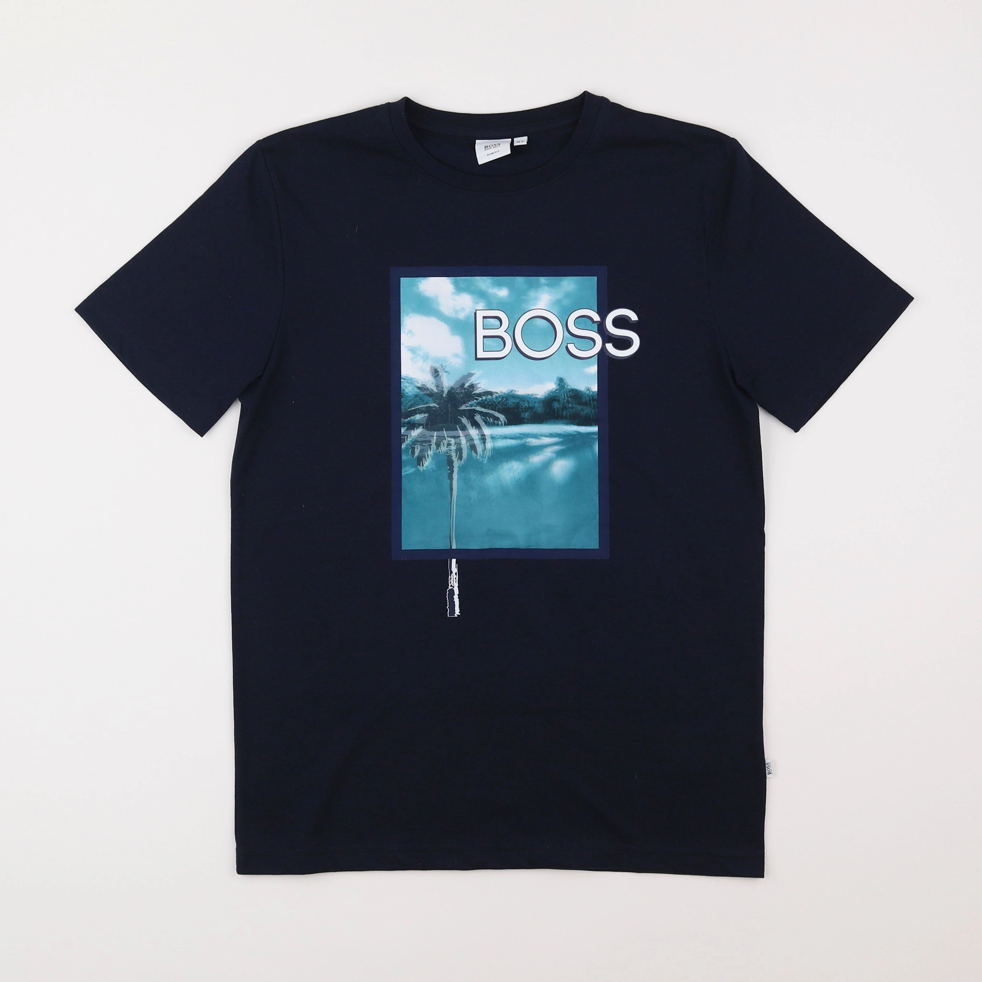 Hugo Boss - tee-shirt bleu - 14 ans