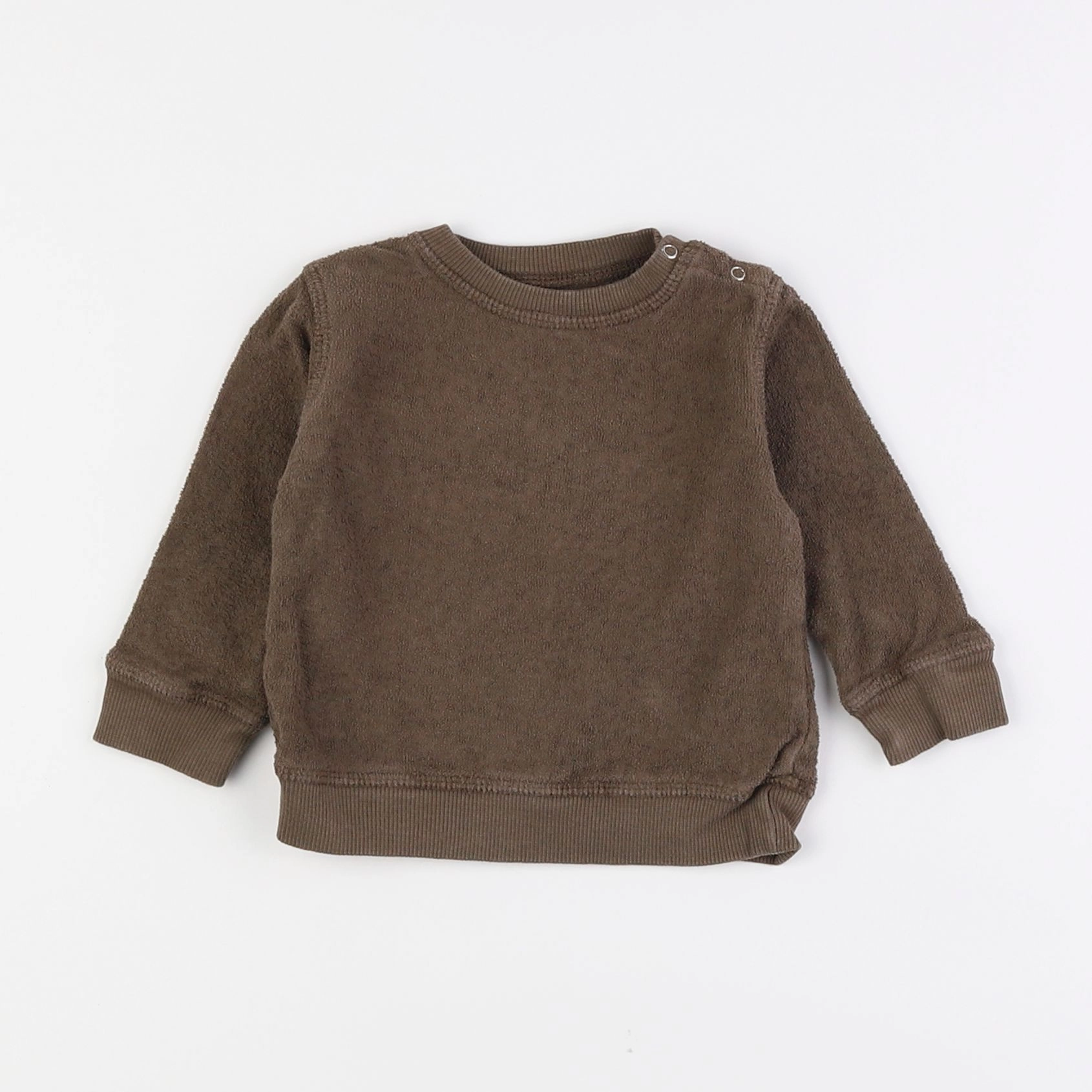 Bonton - sweat marron - 6 mois