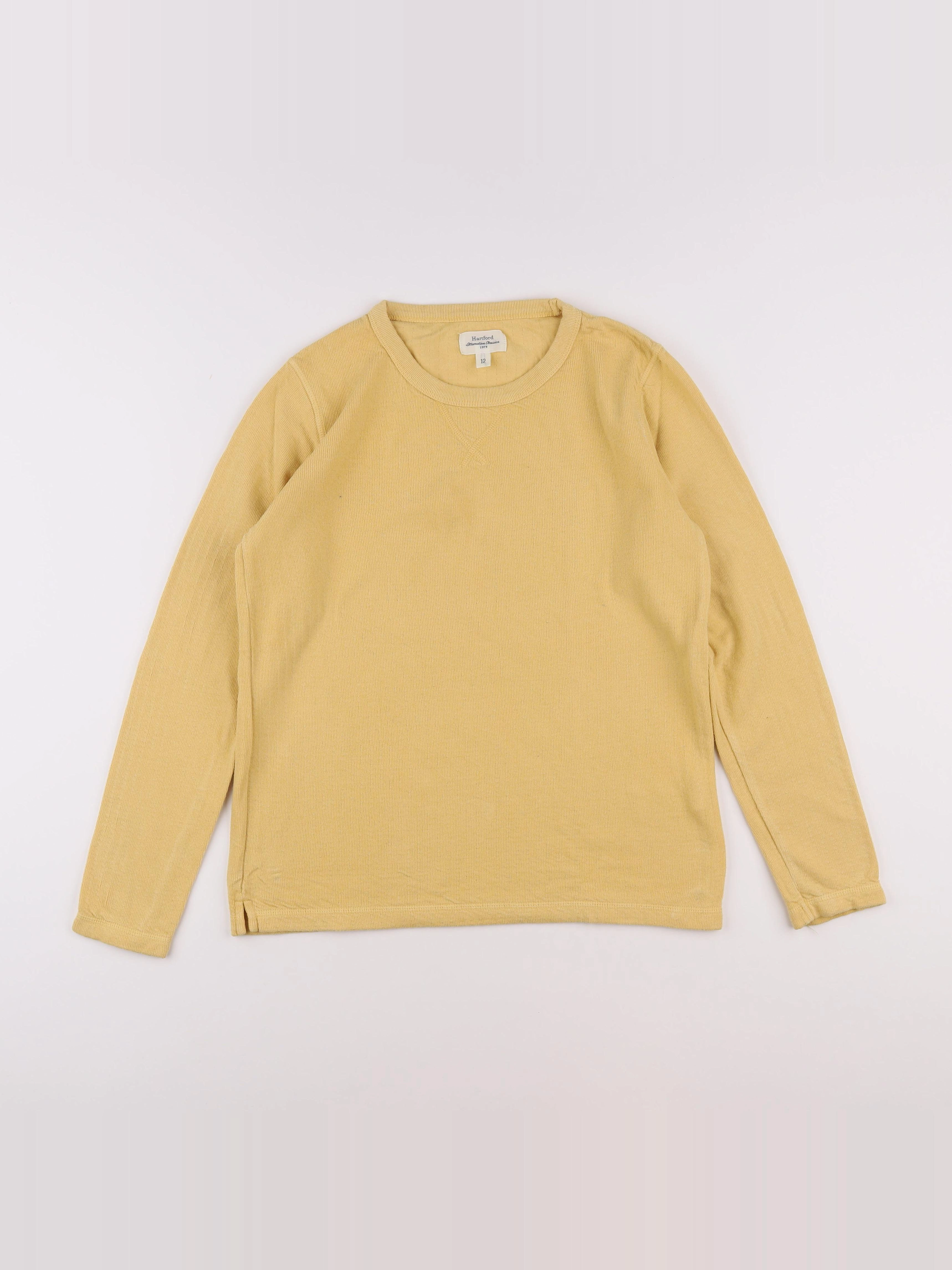 Hartford - pull jaune - 12 ans