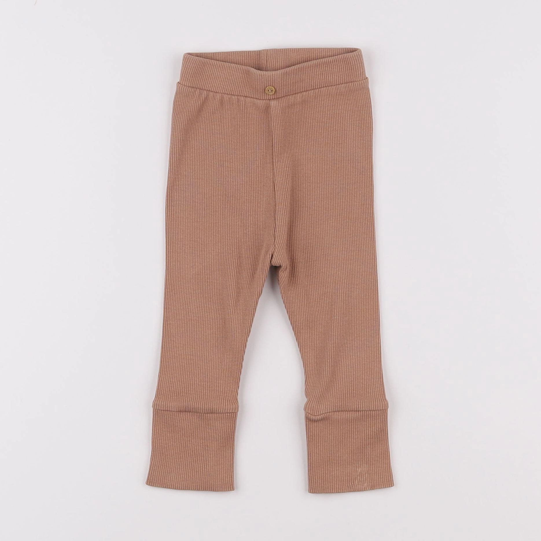 Vertbaudet - legging marron - 9 mois