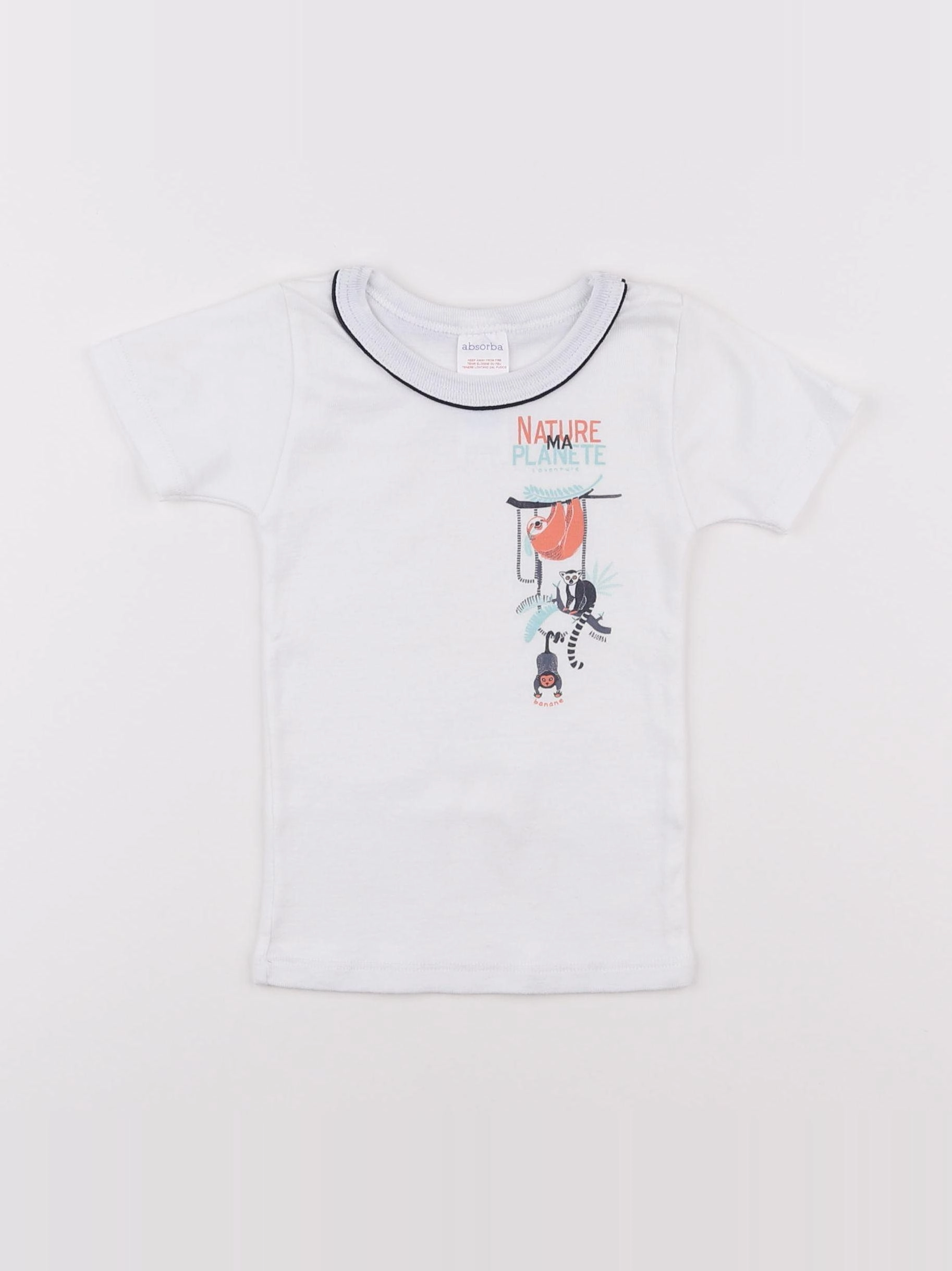 Absorba - maillot de corps blanc - 2 ans