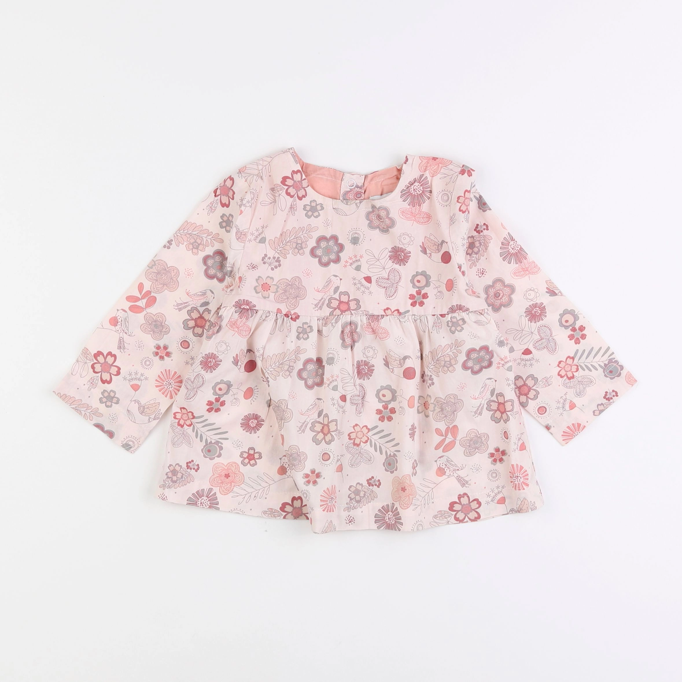 Vertbaudet - blouse rose - 18 mois