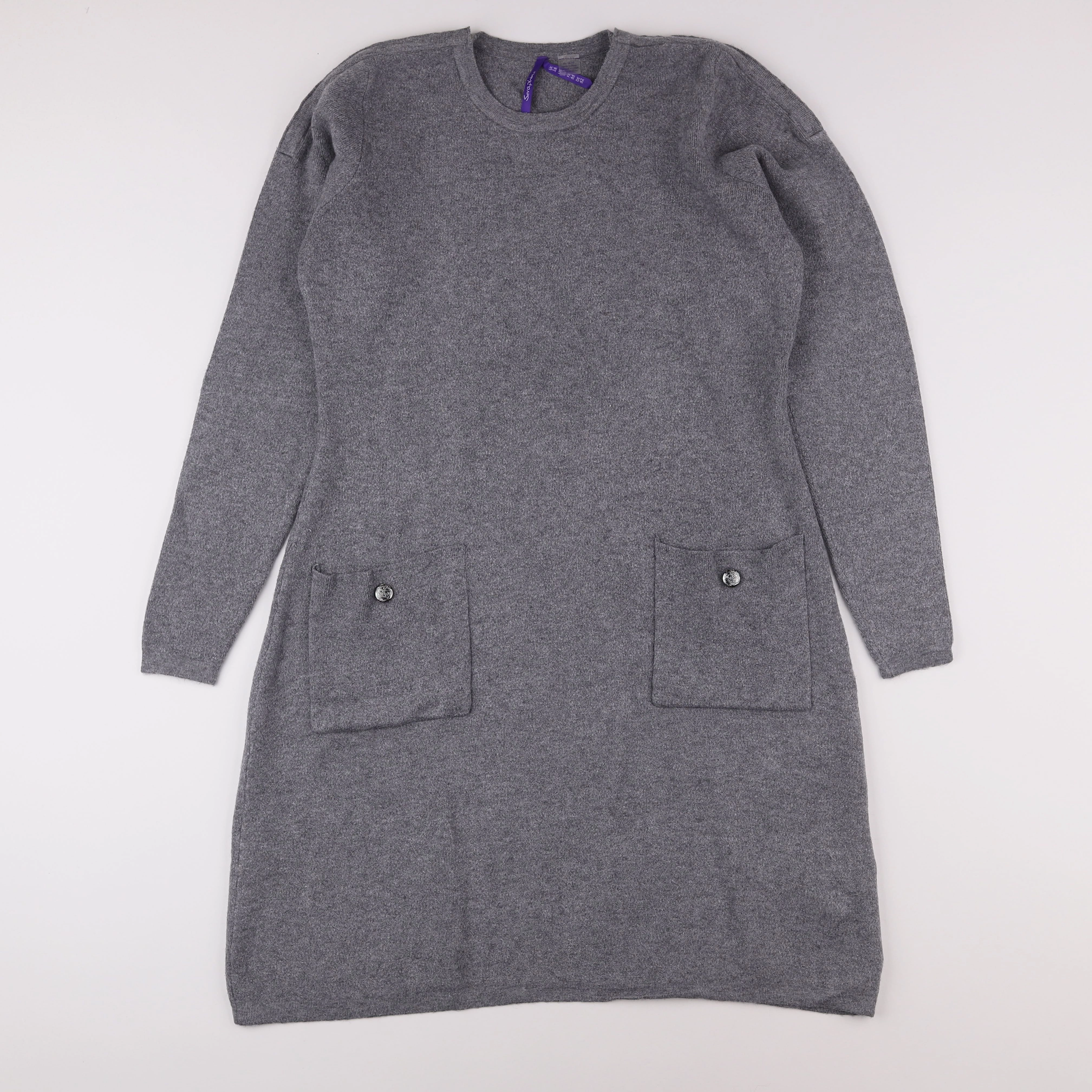 Seraphine - robe grossesse gris - 44