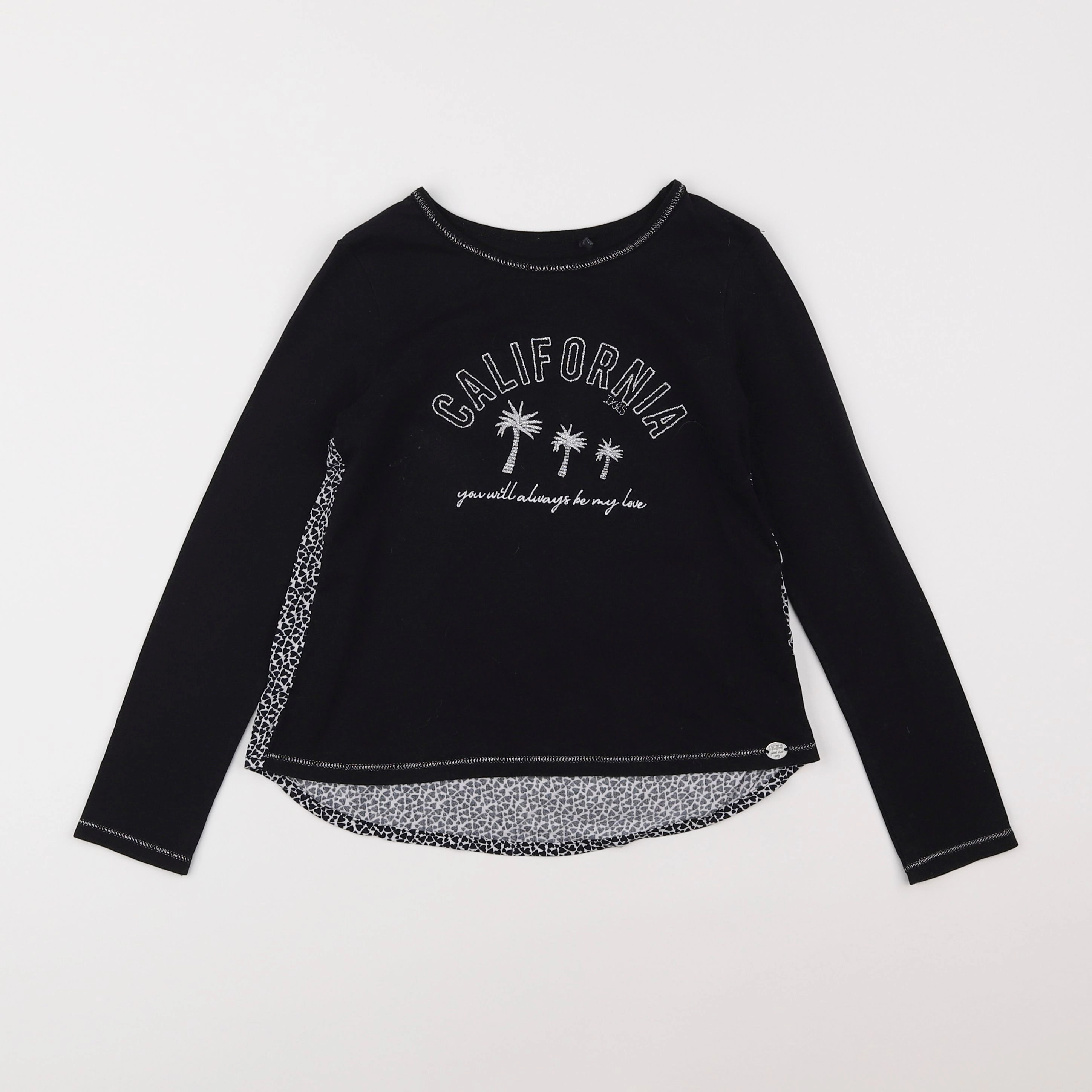 IKKS - tee-shirt noir - 8 ans