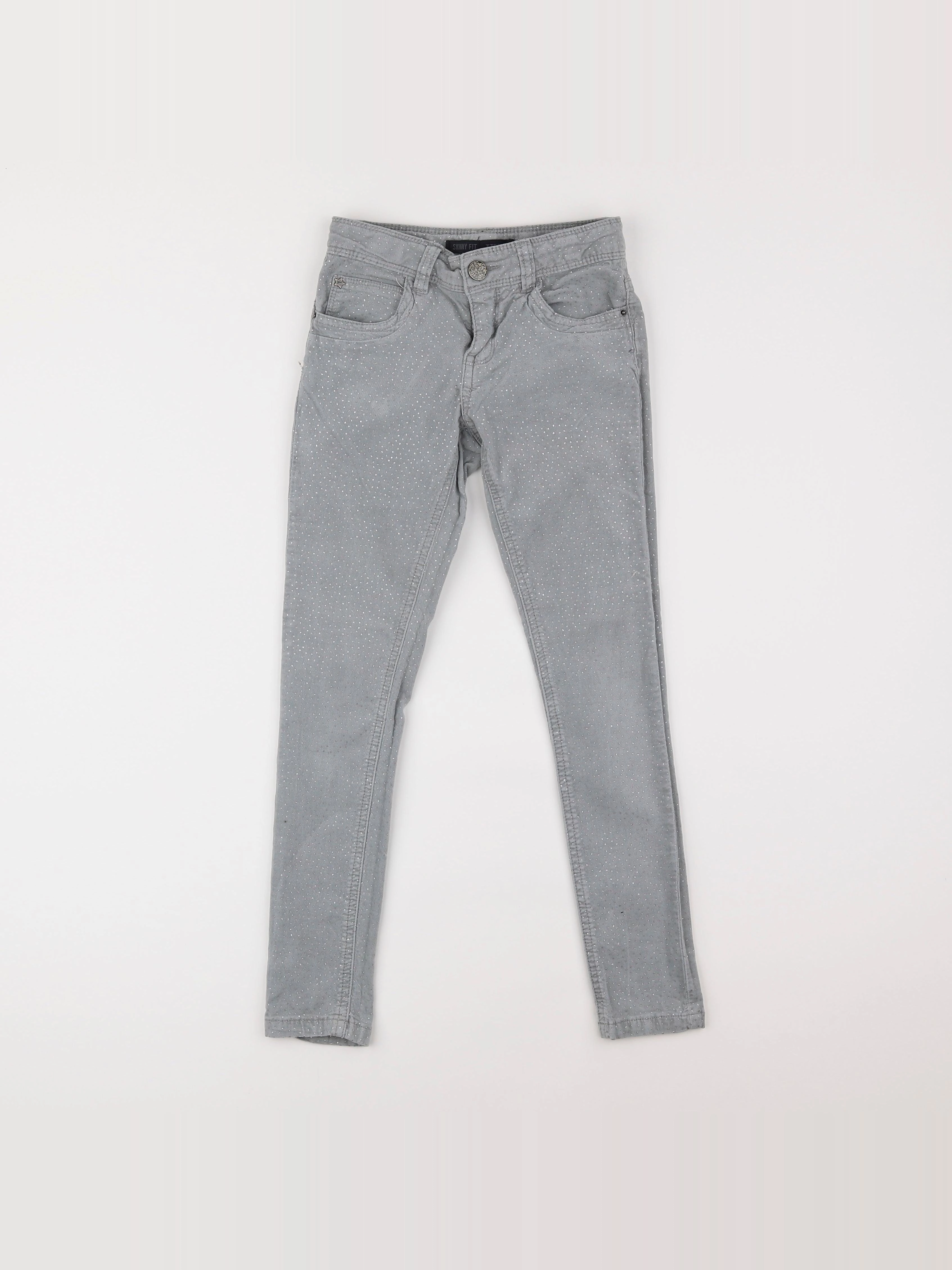 IKKS - pantalon gris - 7 ans