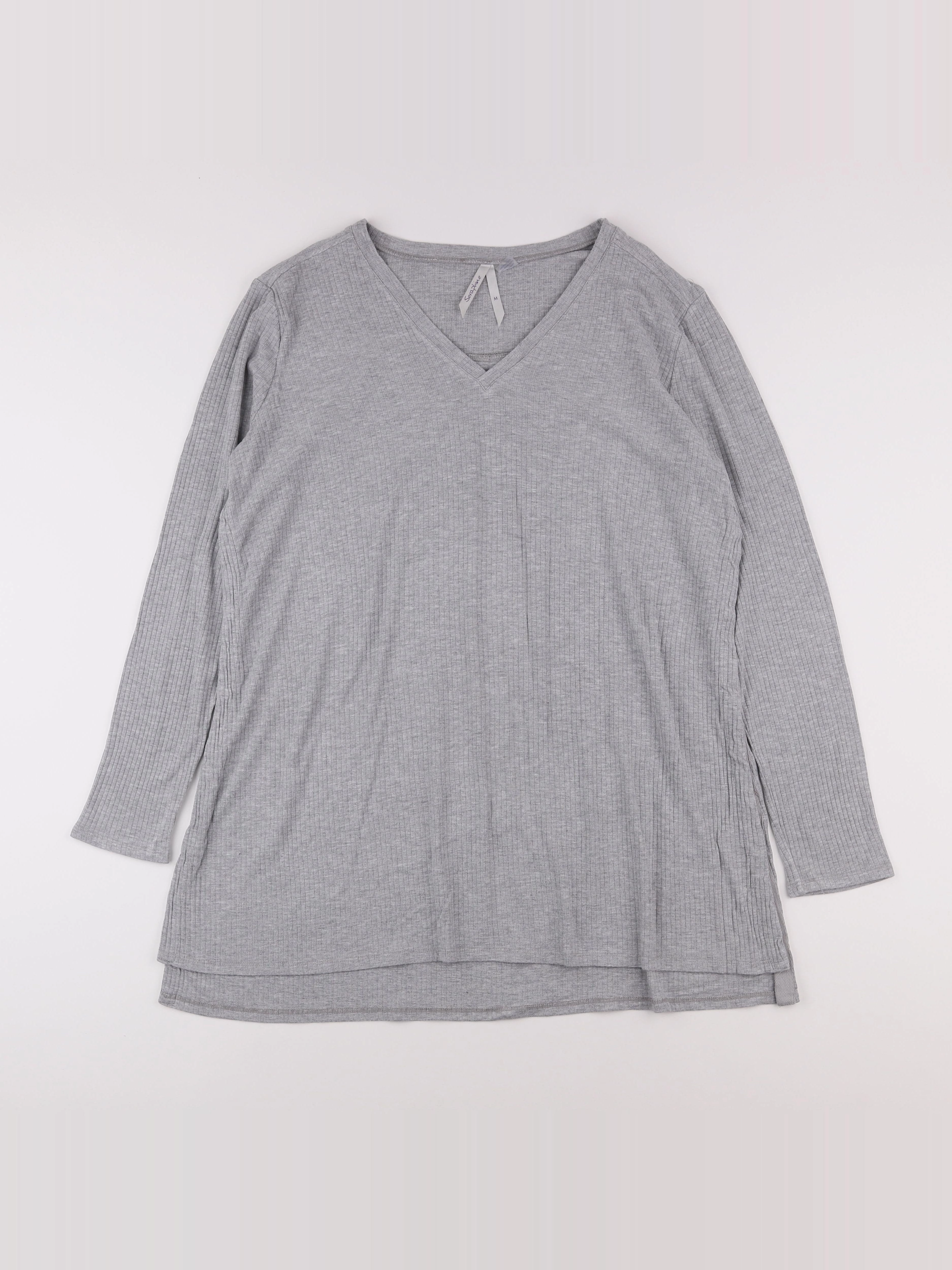 Seraphine - tee-shirt grossesse, allaitement gris - 38