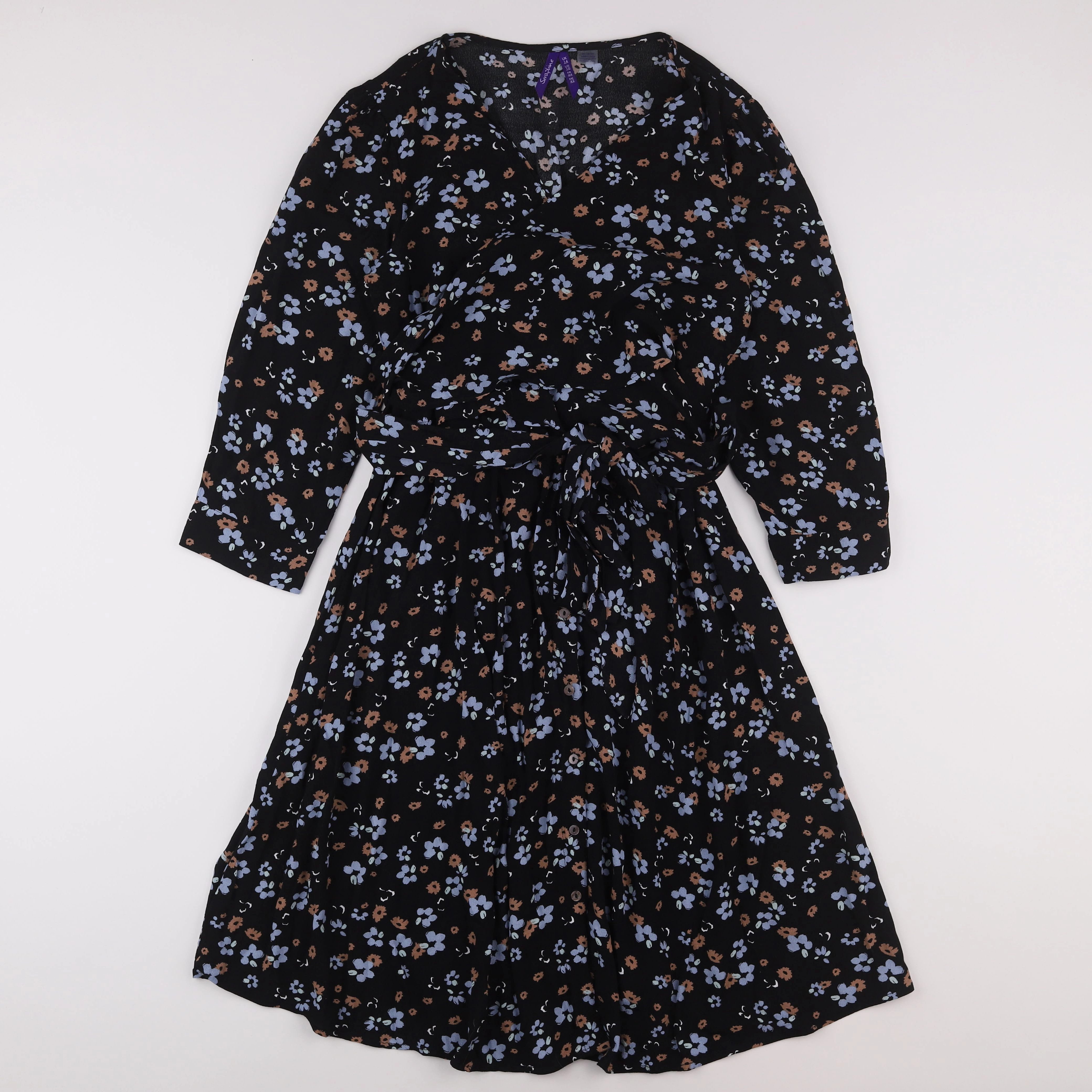Seraphine - robe grossesse, allaitement noir - 44