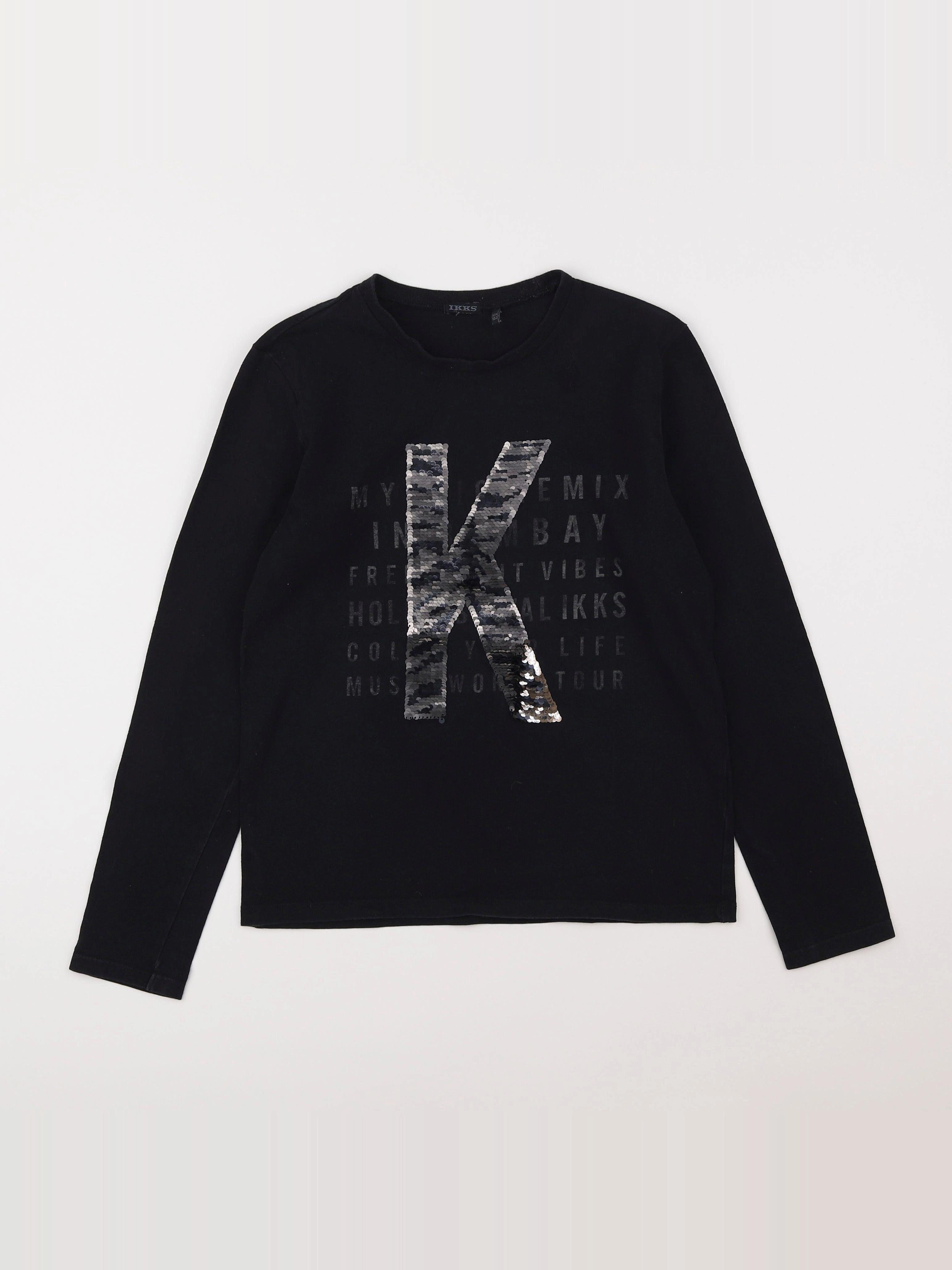 IKKS - tee-shirt noir - 12 ans